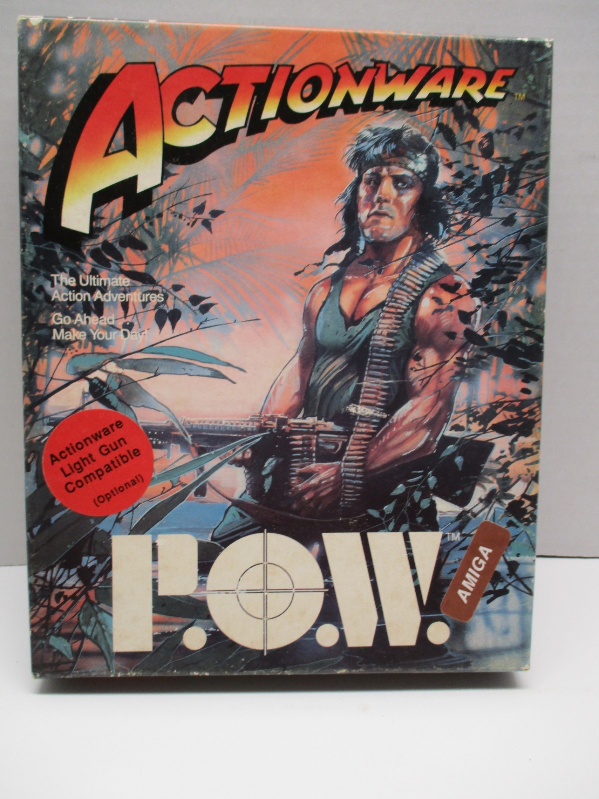 P.O.W (Actionware 1988) – Amiga Light Gun Compatible Hostage Rescue Simulation