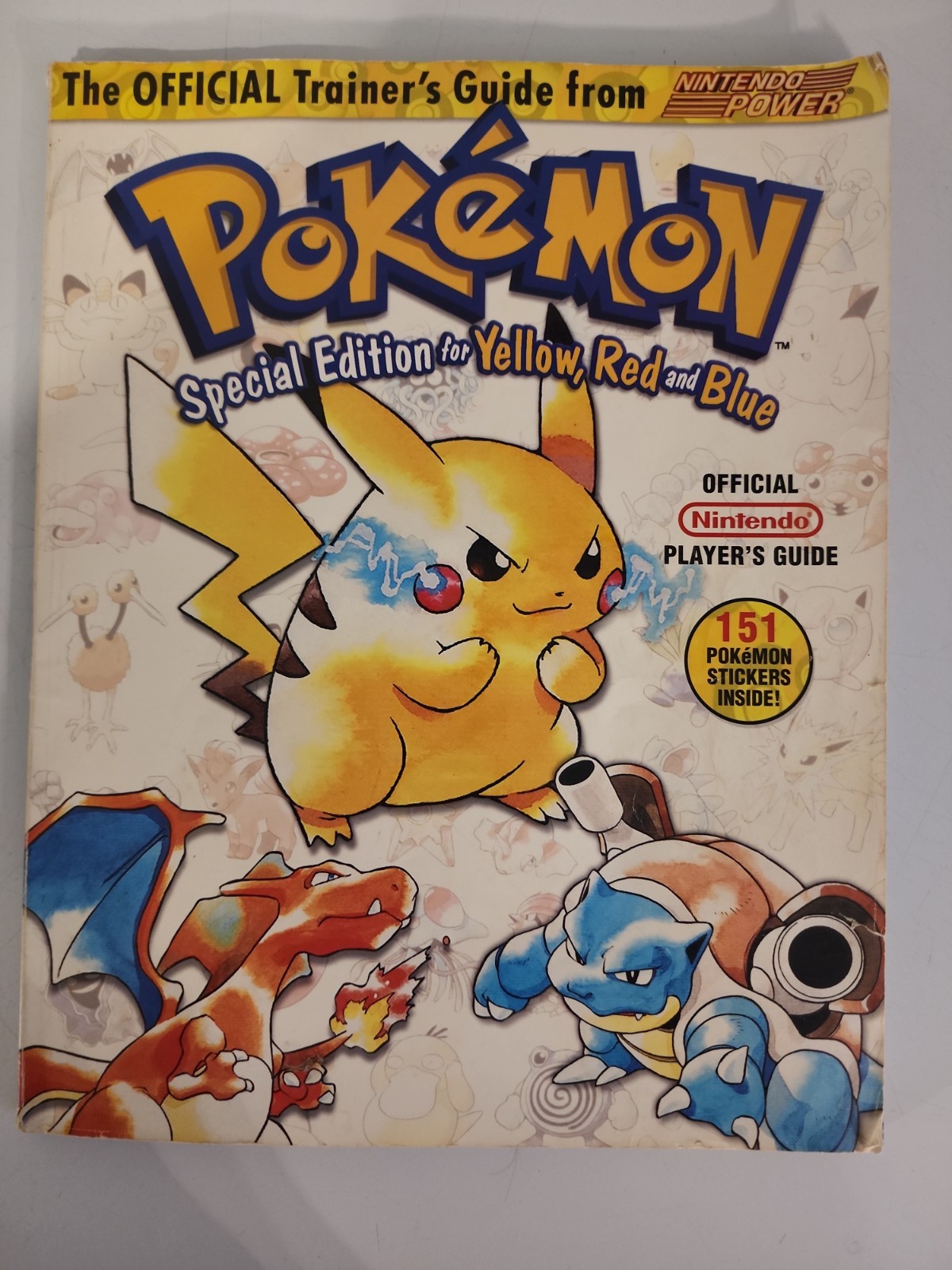 Nintendo Power Pokemon Special Edition Yellow Blue Red Guide Book Copyright ’99