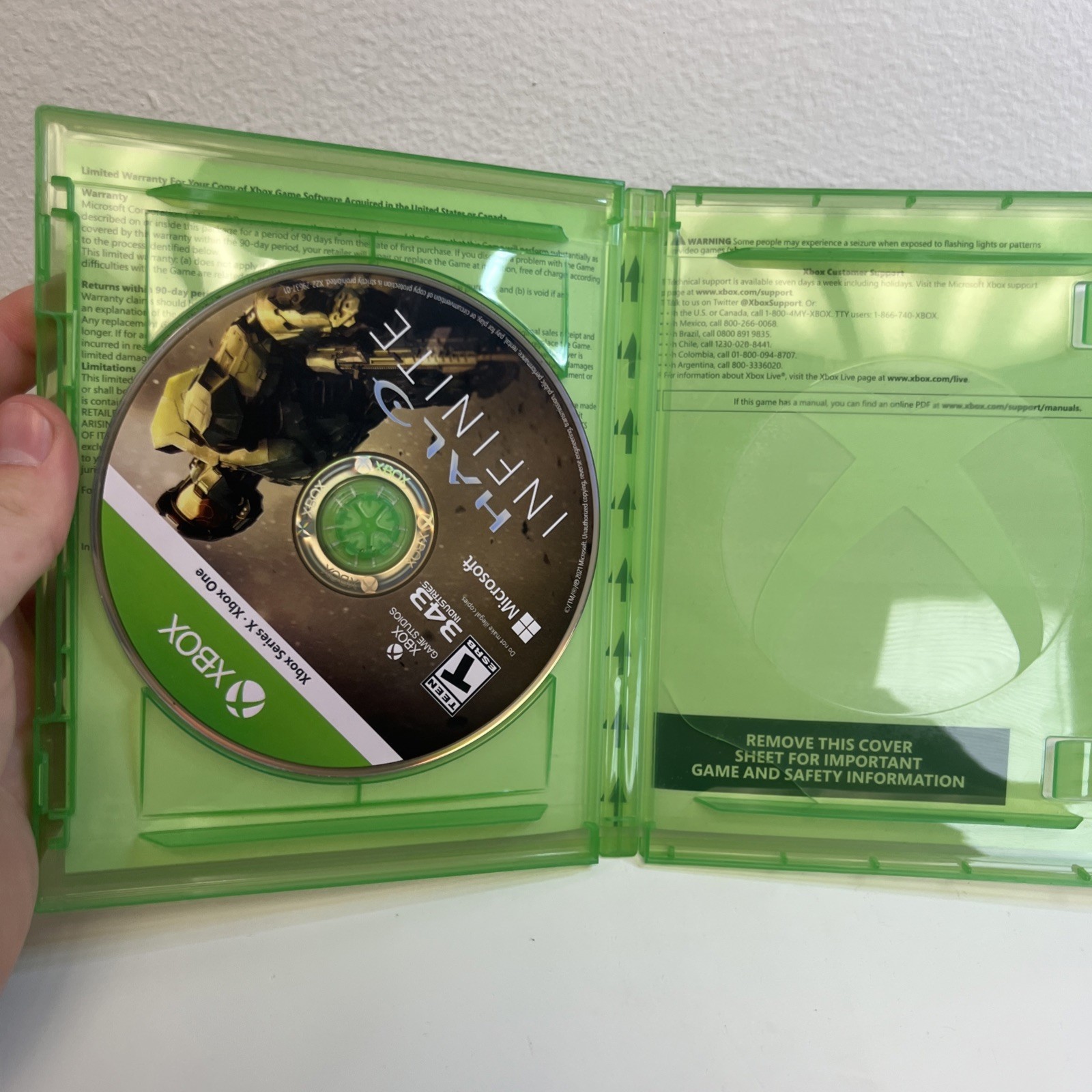 Halo Infinite (Microsoft Xbox Series X, 2021) DISC ONLY NO MANUAL