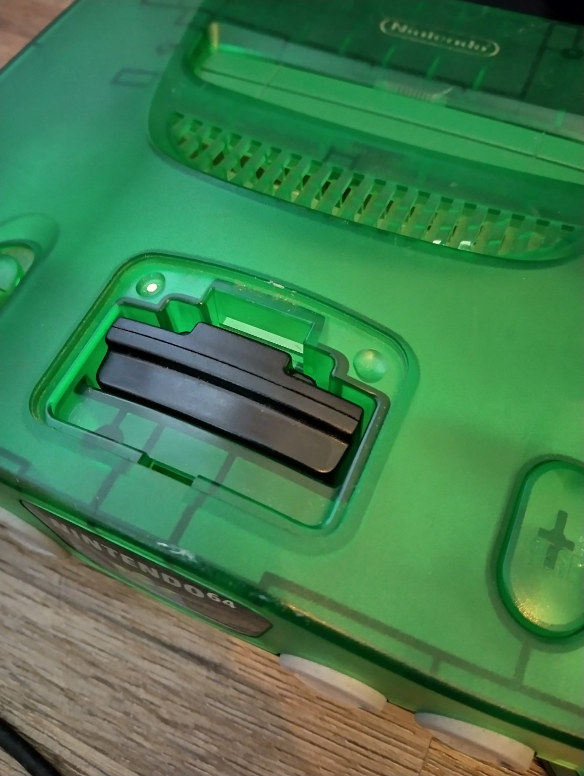 Nintendo 64 N64 Funtastic Jungle Green Console Controller For Parts Only (READ)