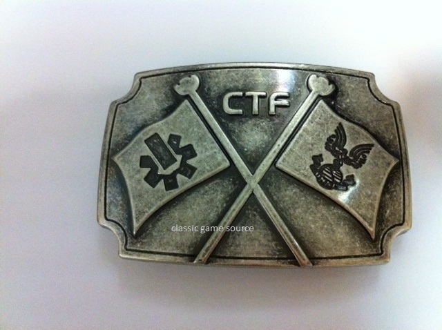 NEW HALO 3 ODST XBOX 360 CTF CAPTURE THE FLAG HEAVY DUTY METAL BELT BUCKLE #16N