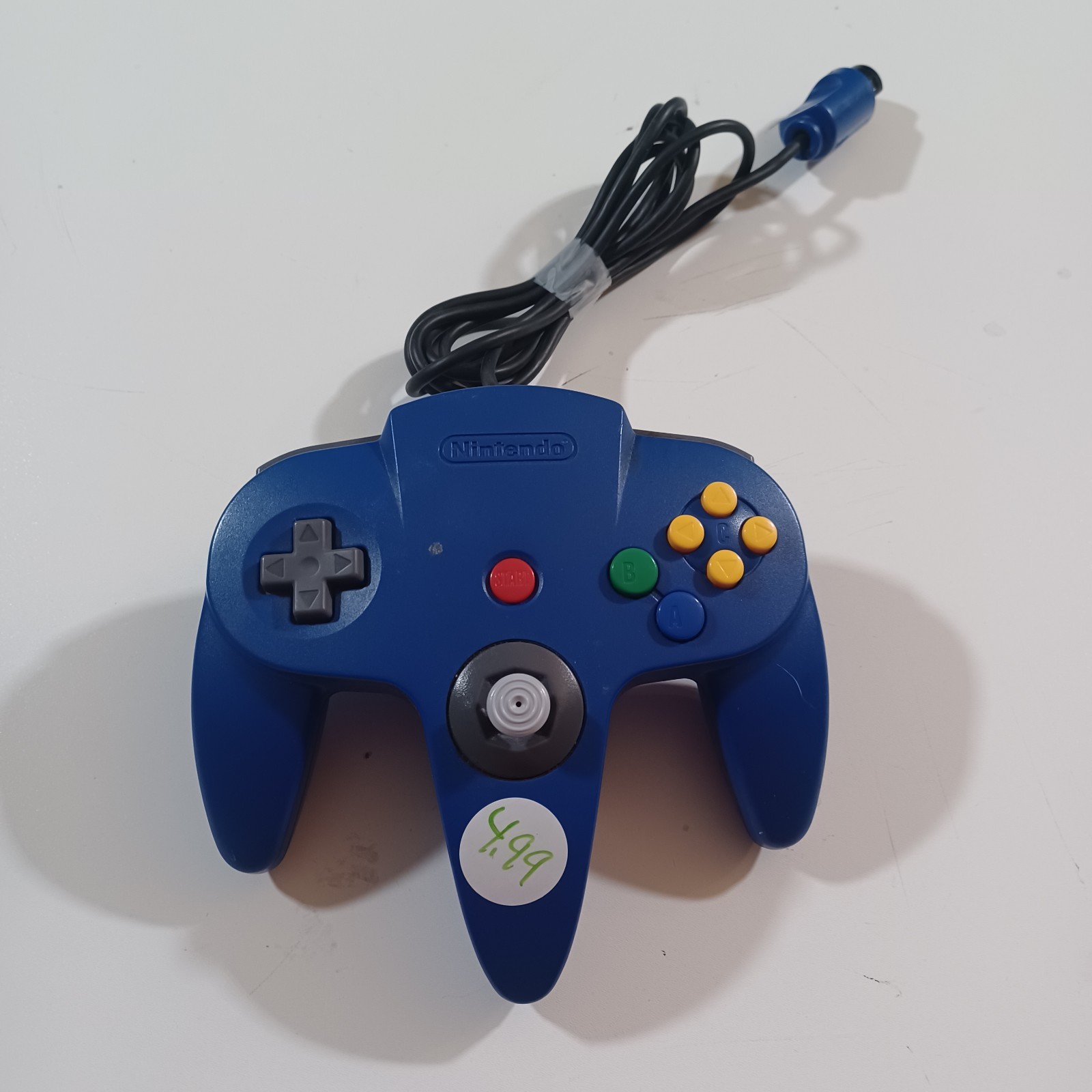 Nintendo 64 Controller N64 OEM Authentic, Blue- Tested