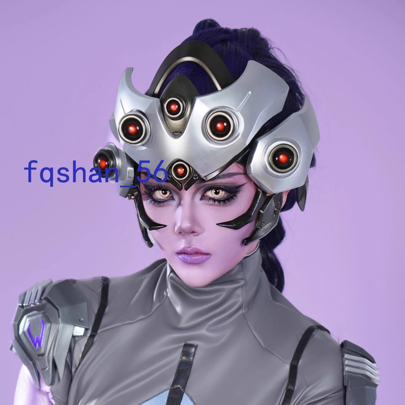 NEW Overwatch OW 2 Widowmaker Mechanical Movable Helmet Light-up Resin Mask