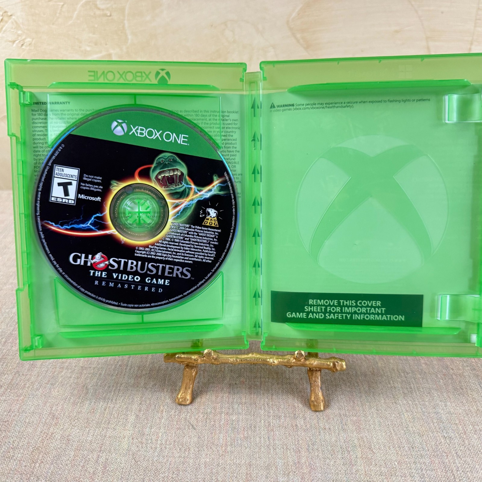 Ghostbusters Video Game Remastered Xbox One Tested Original Case