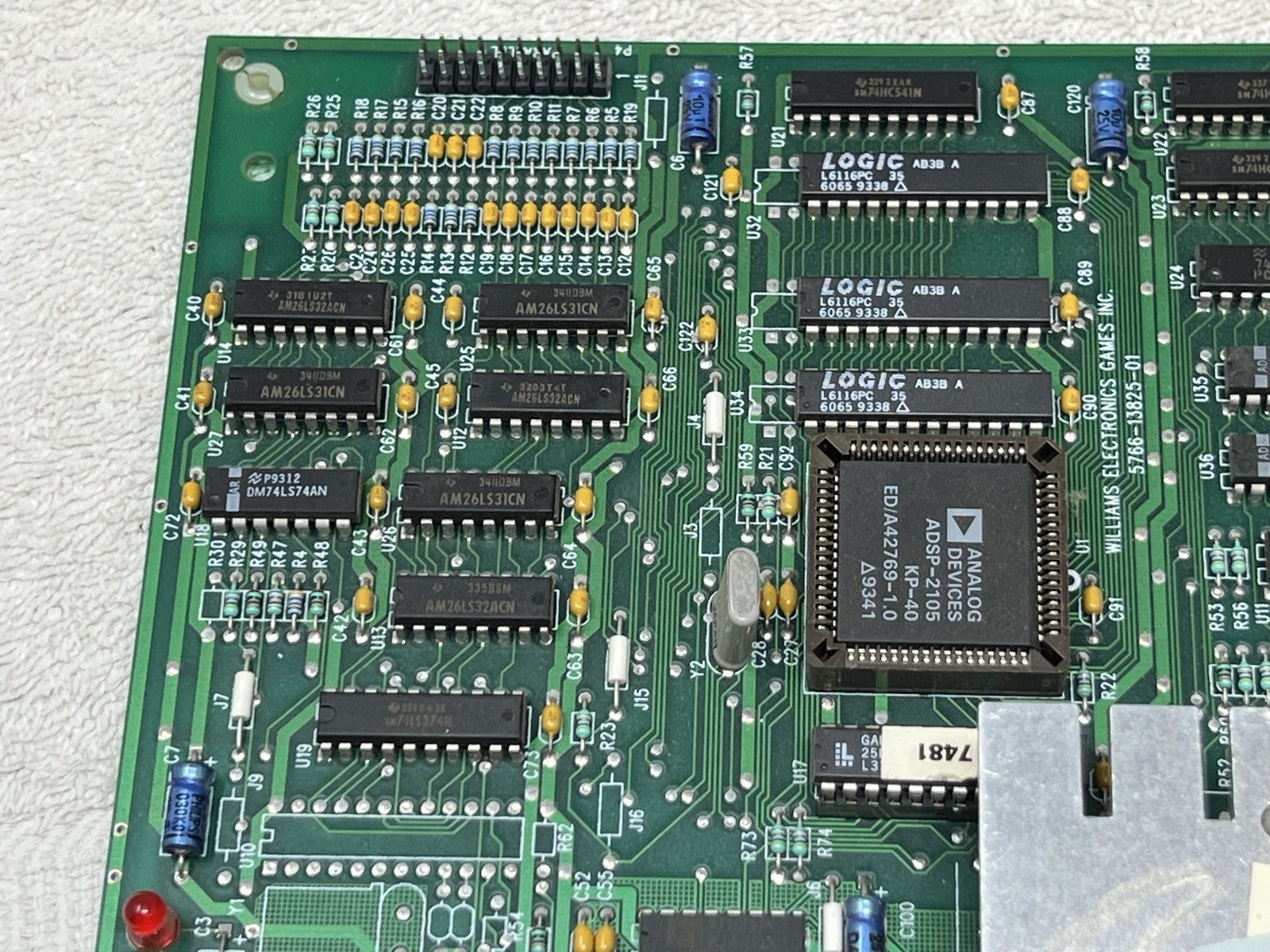 Midway Mortal Kombat II Sound PCB Arcade Board Tested Working