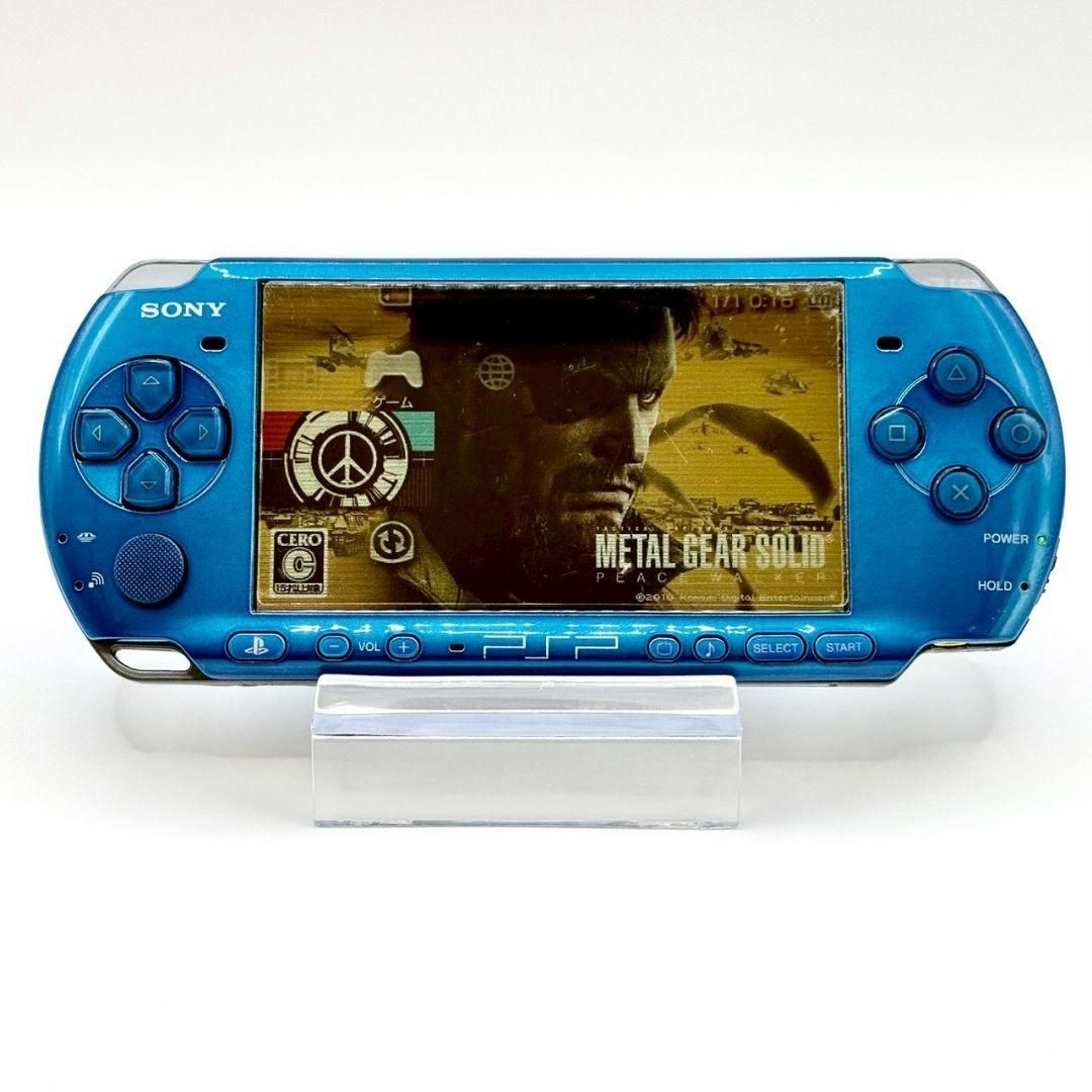 Sony PSP-3000 Vibrant Blue Handheld Console Rare Color 12