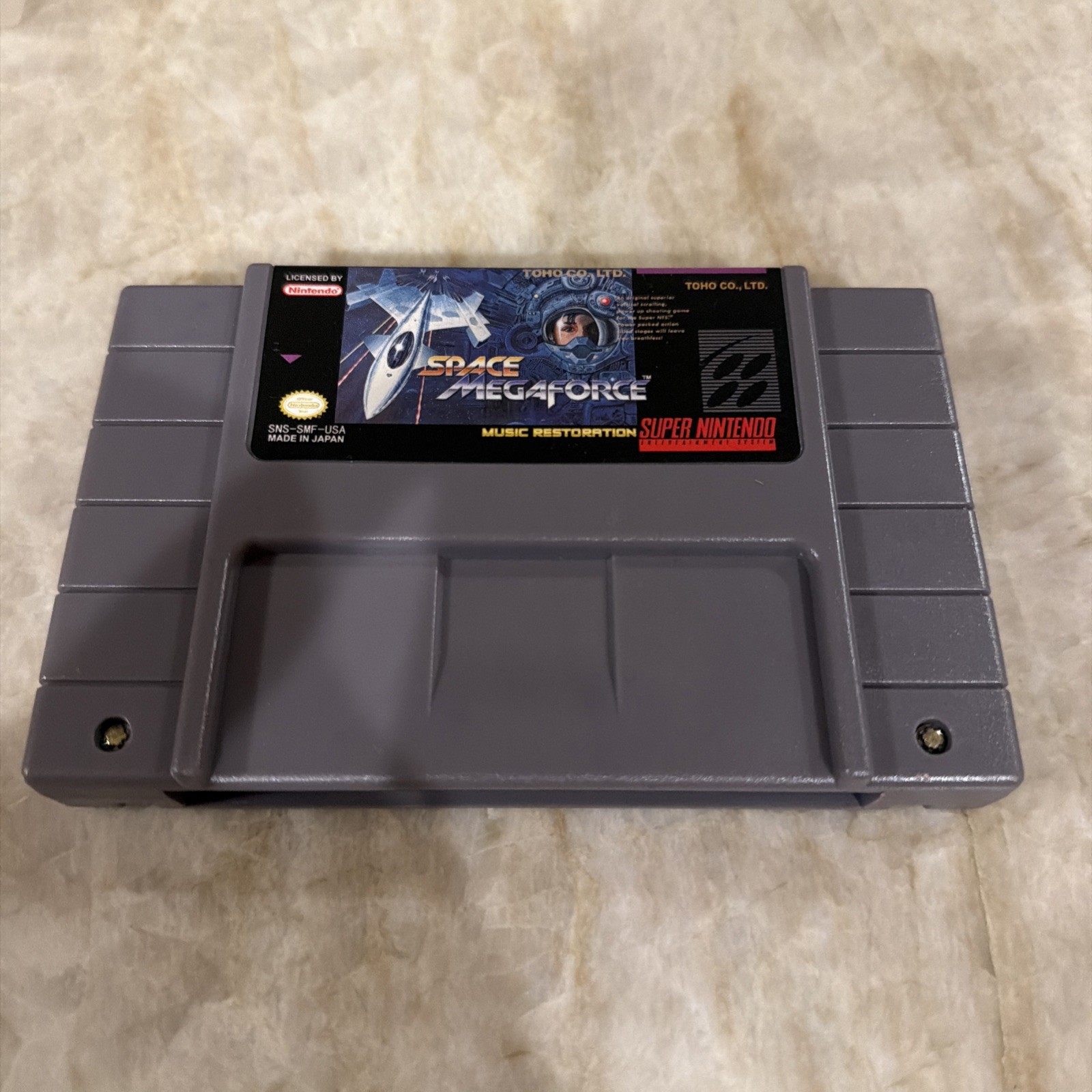 Space Megaforce for SNES Super Nintendo Rare Shooter G2U