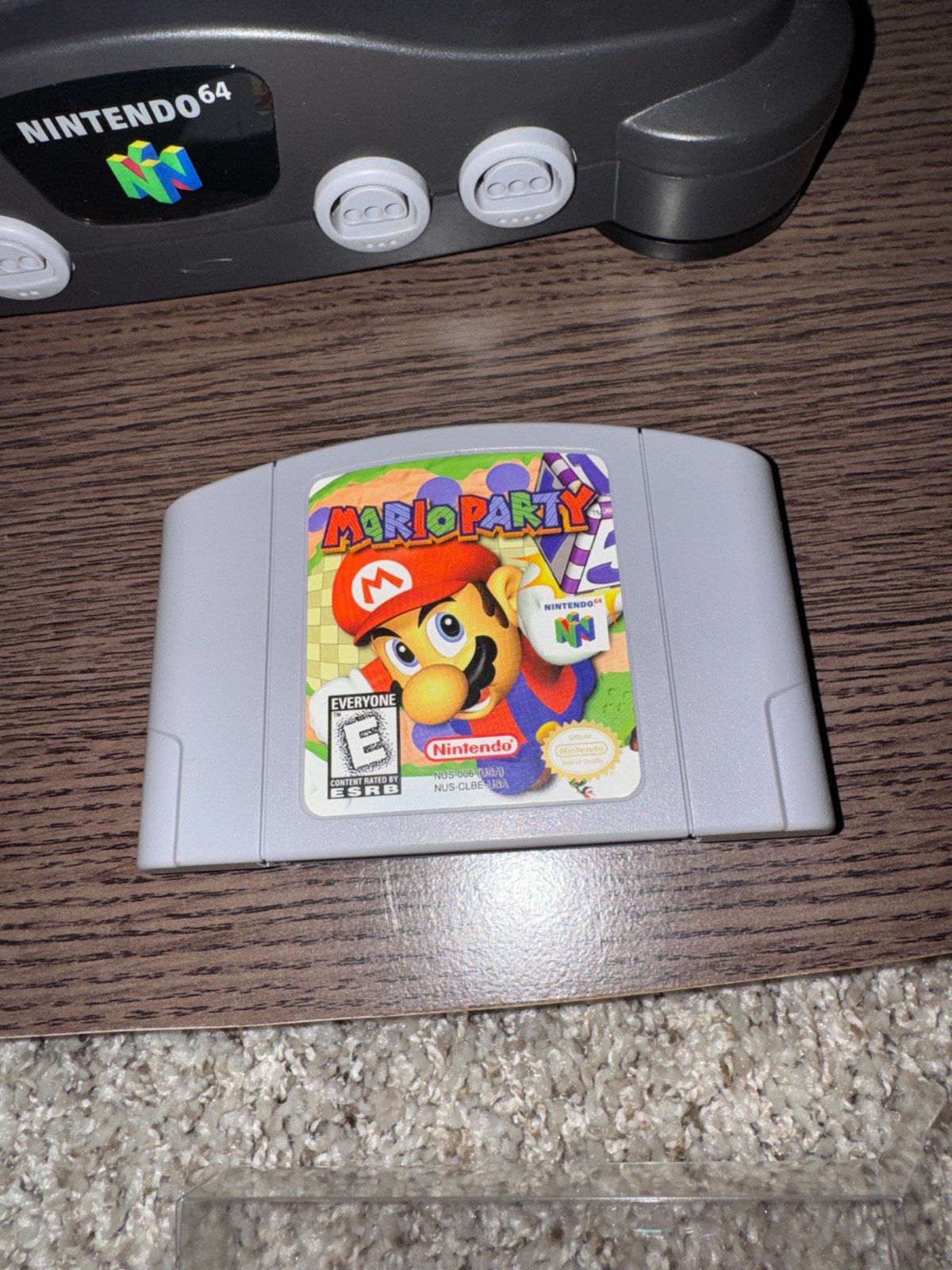 Mario Party 1 N64 Complete in box – excellent condition with protective covers