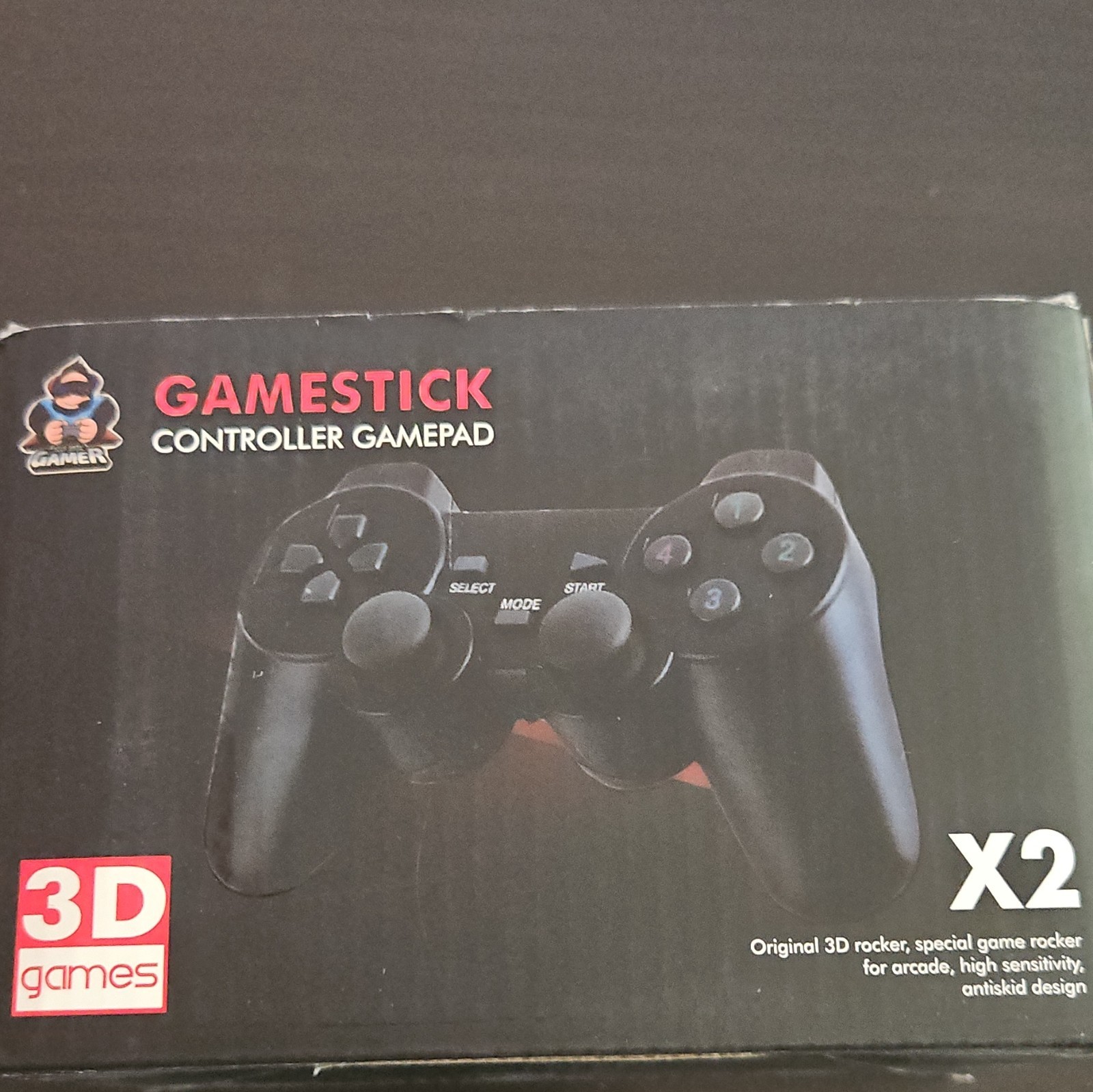 GameStick X2 4K HDMI Microconsole TV Game Stick 32GB w/ Controller Black