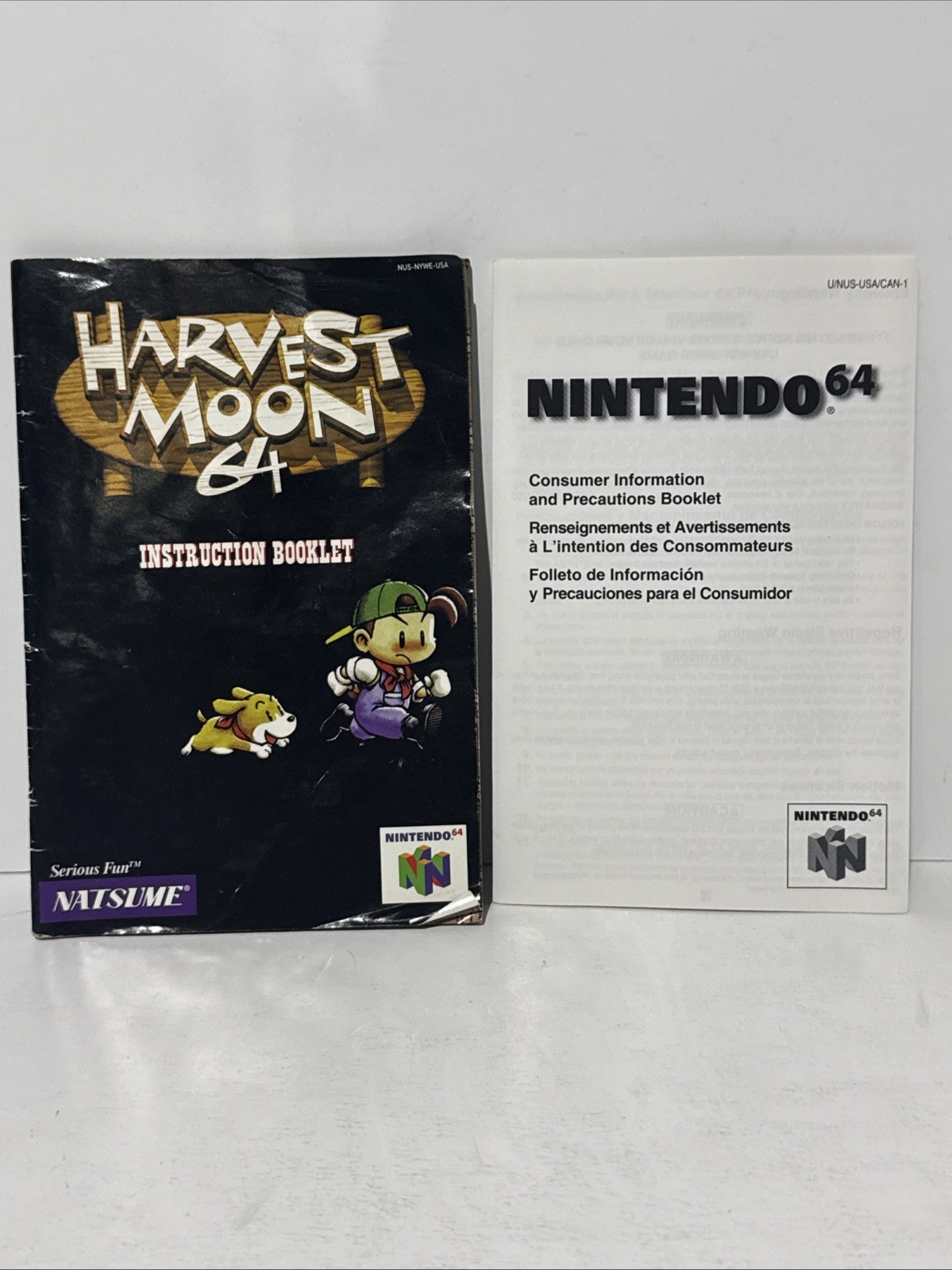 Harvest Moon (Nintendo 64 N64) Complete in Box CIB Very Nice! Box Protector
