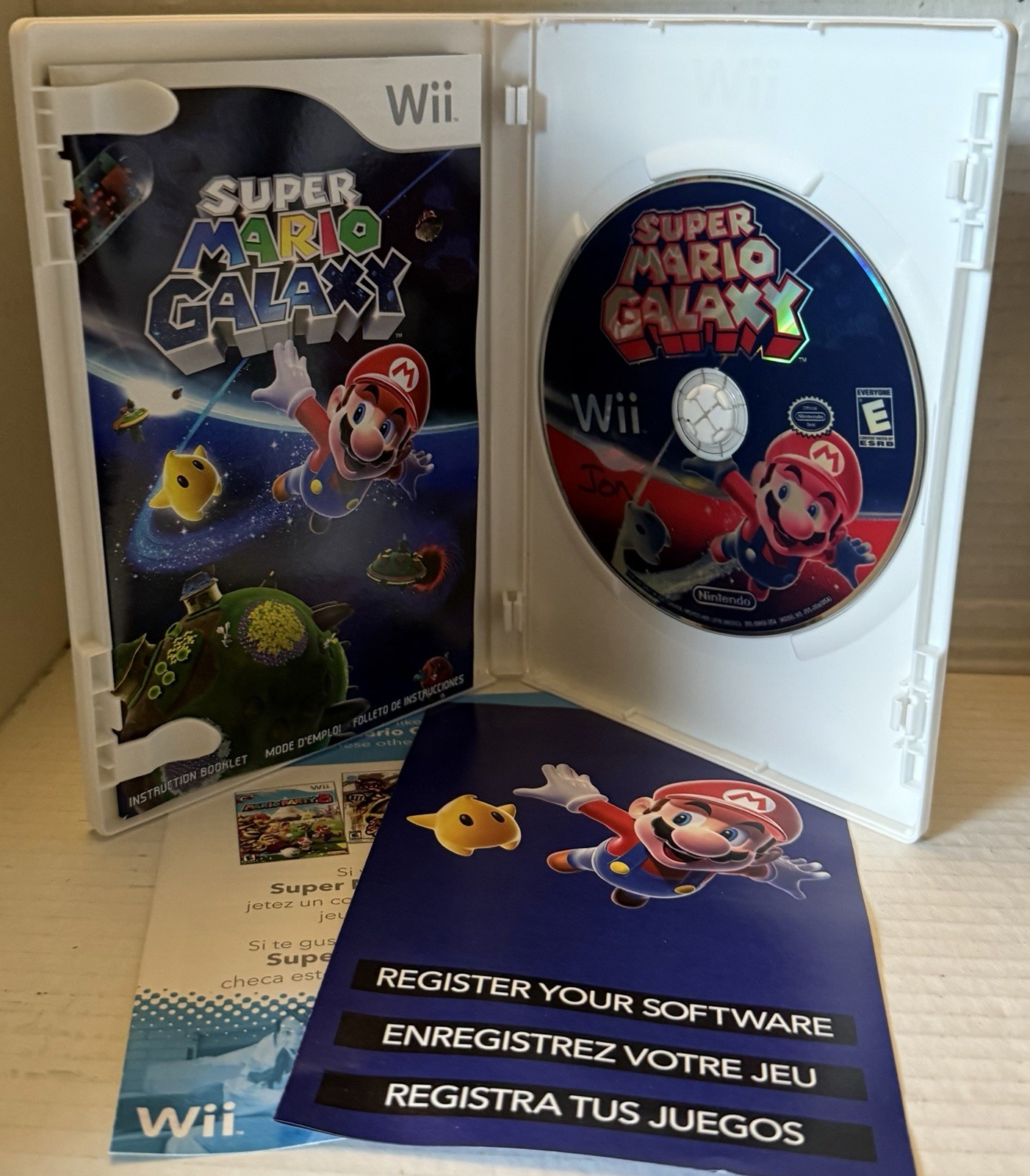 Super Mario Galaxy (Nintendo Wii, 2007) Complete, CIB – Tested