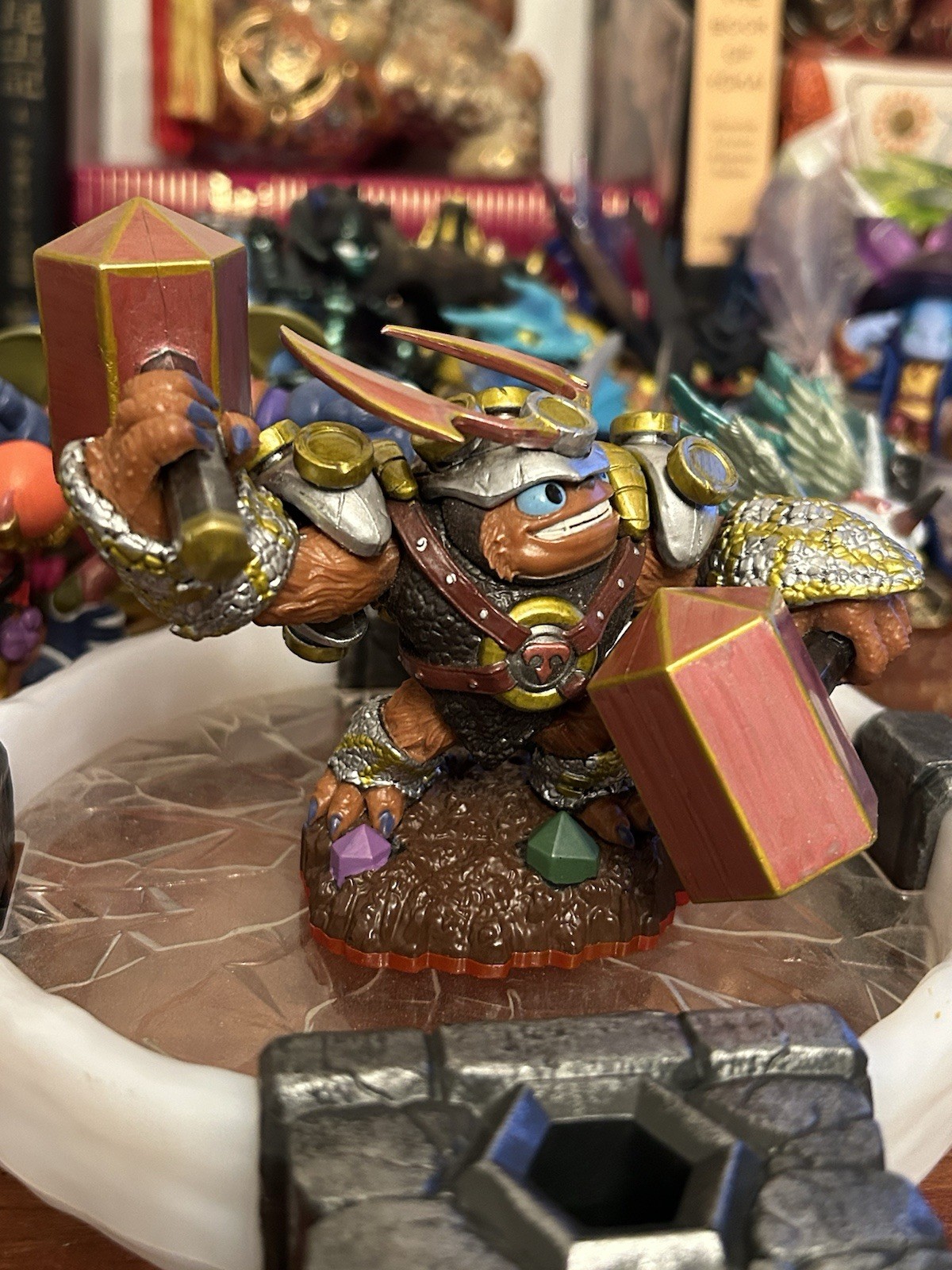 Skylanders Trap Team Trap Master Custom Wallop, Dáin Ironfoot Inspired/ LOTR.
