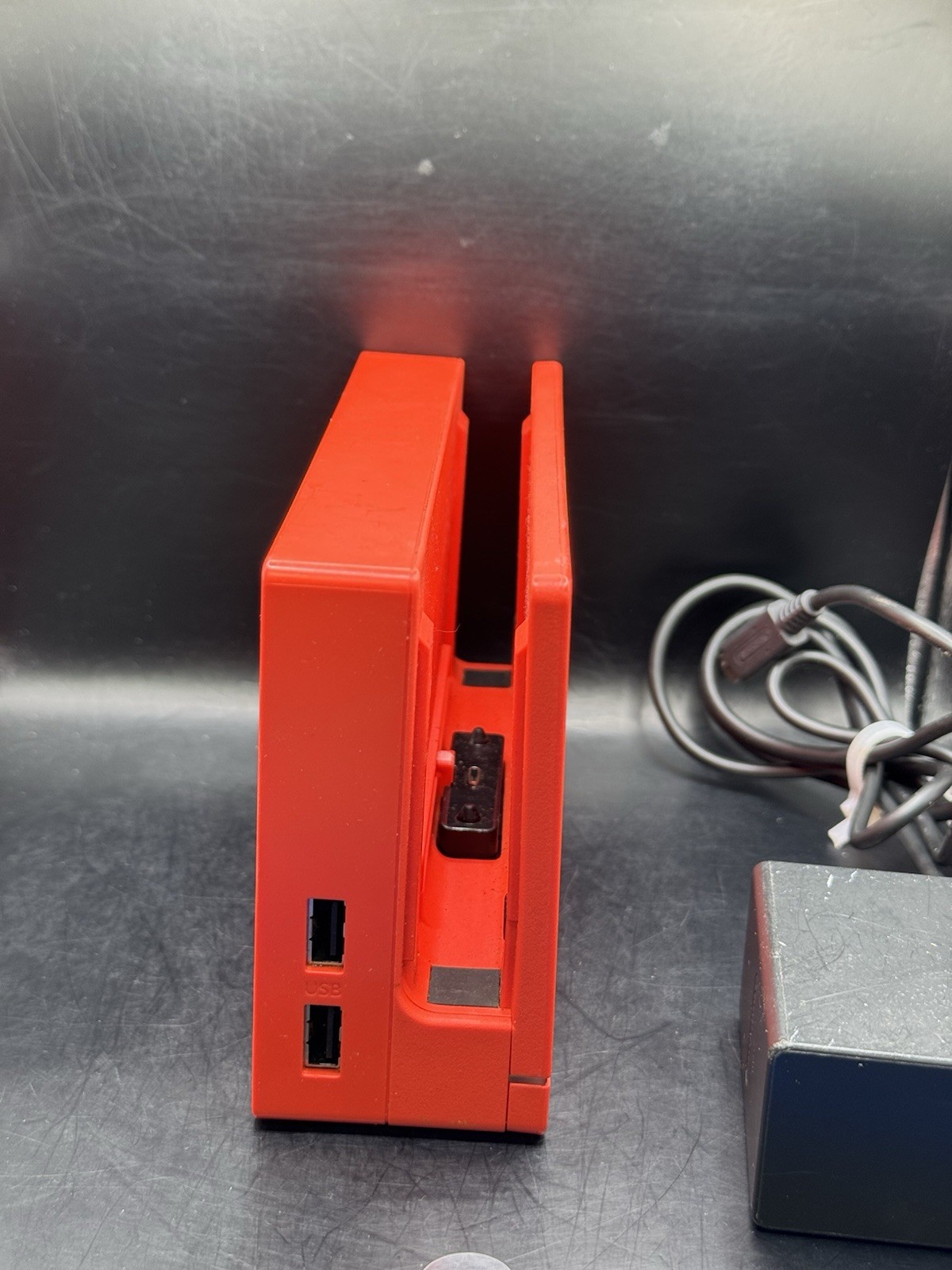 Official Nintendo Switch Dock Mario Red Edition w/ Charger (Read Description)