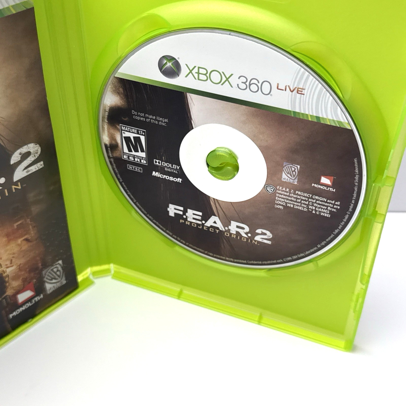 FEAR 2: Project Origin Microsoft Xbox 360 CIB Complete Refurbished & Tested