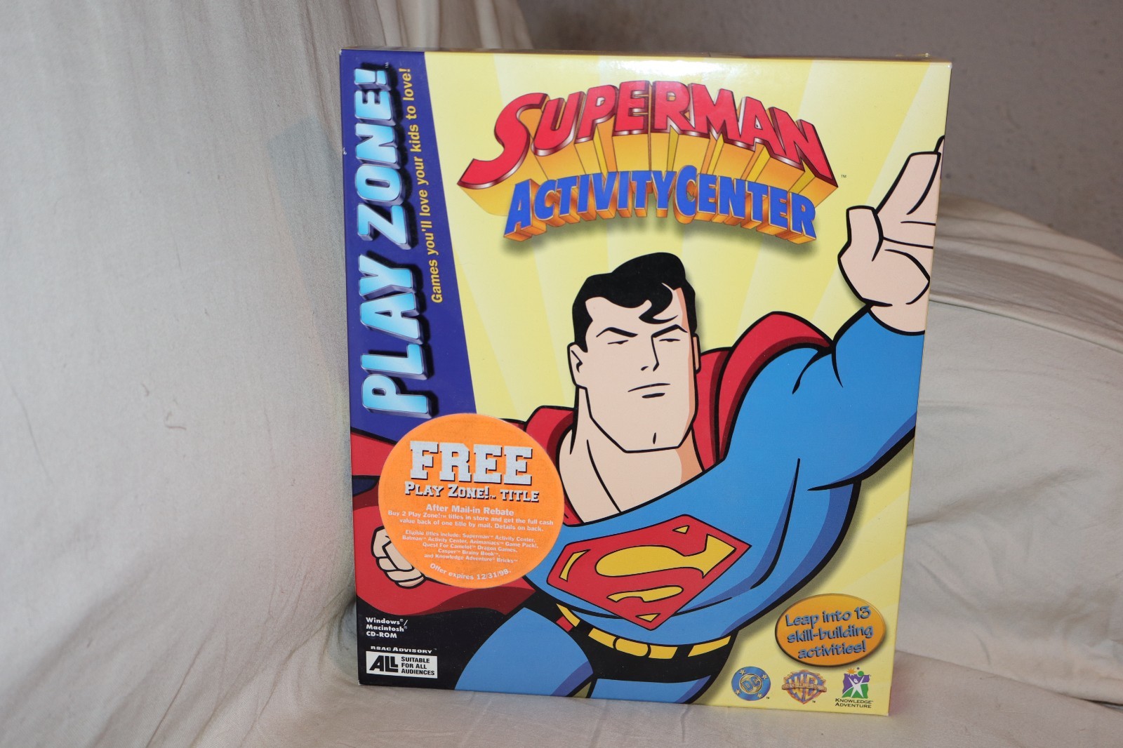 DC Comics Superman Activity Center for PC MAC NEW BIG BOX