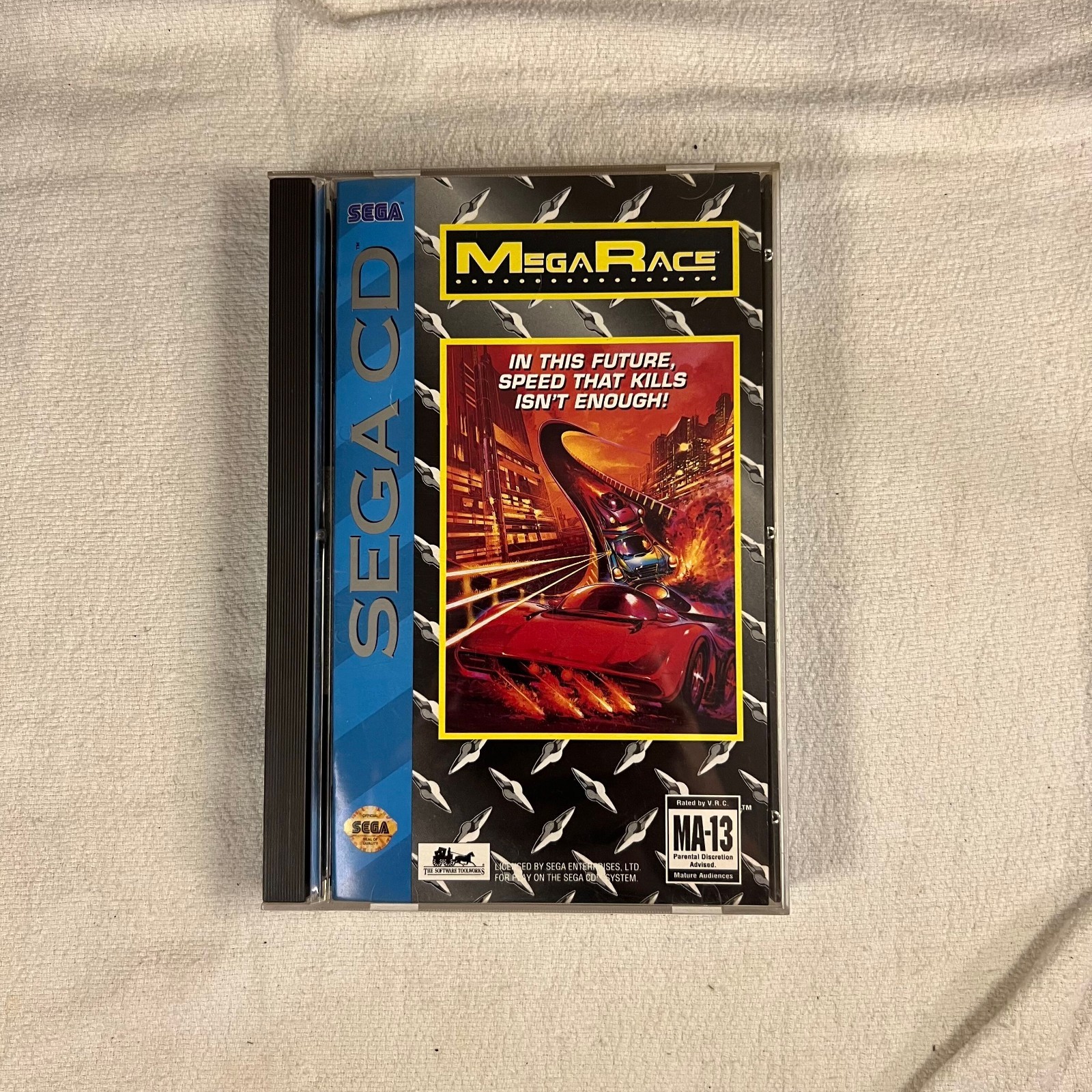 MegaRace Sega CD 1994 Complete In Box