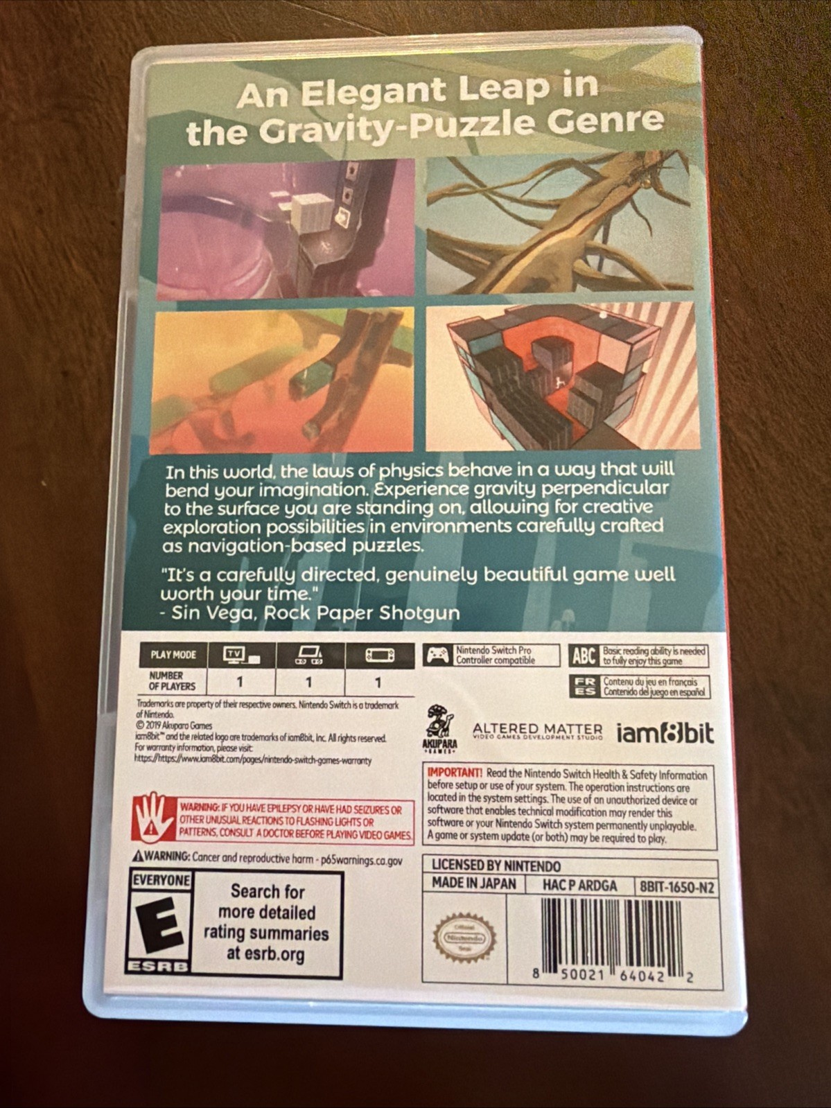 Etherborn – Nintendo Switch – ESRB – iam8bit Exclusive Edition, Tested CIB