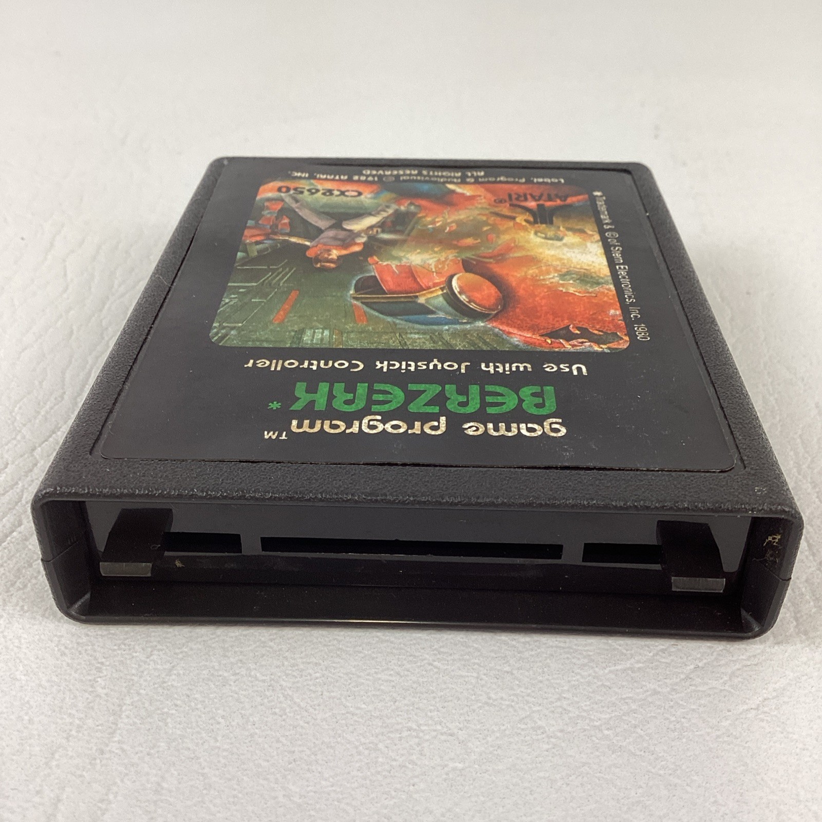 Atari 2600 Berzerk CX2650 Video Game Cartridge 1982 Vintage Retro TESTED