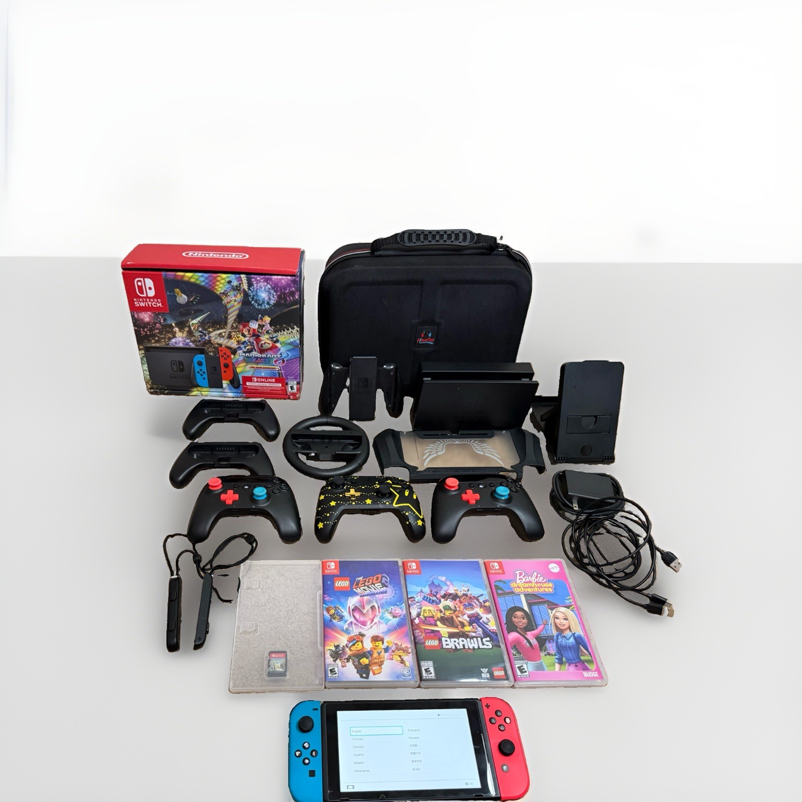 Nintendo Switch Bundle With 5 Games And EXTRAS!!!!
