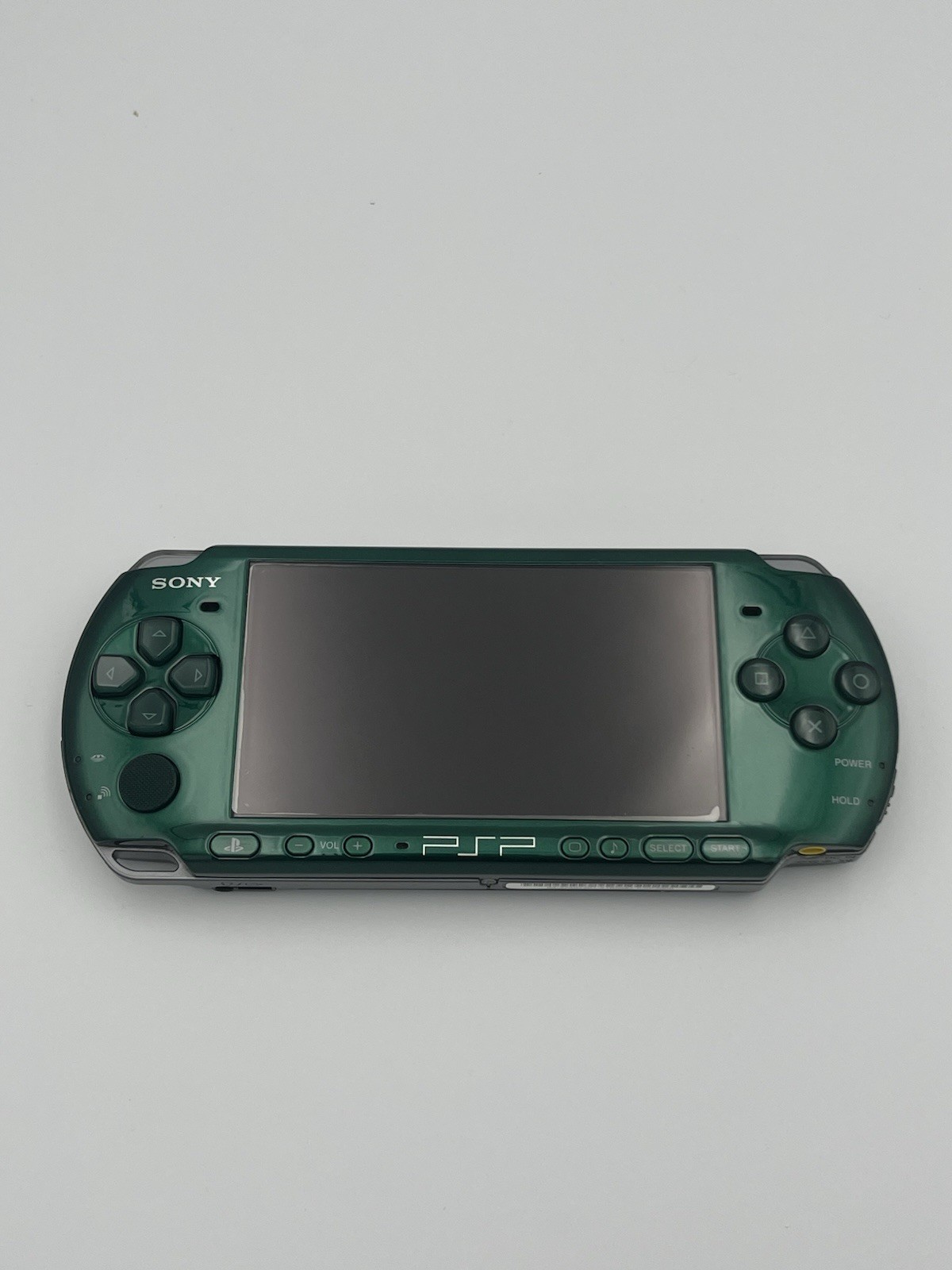 Sony PSP 3000 Console Spirited Green W/ New Battery & Charger Boxed 4GB SD Card