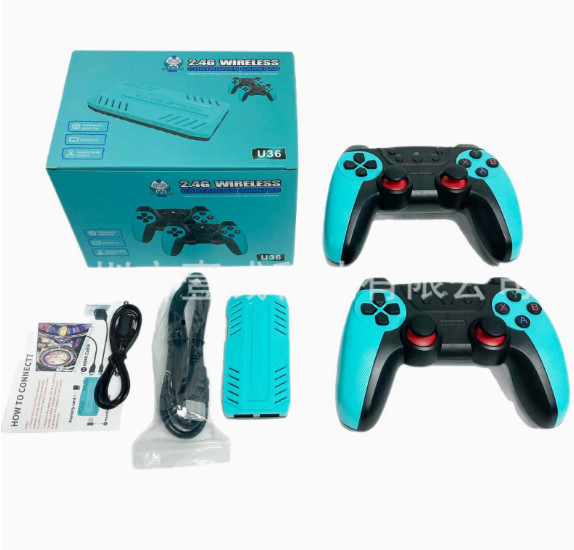 U36 4K HDMI Retro Game Console 2.4G Wireless Controllers 50000+ Games for TV