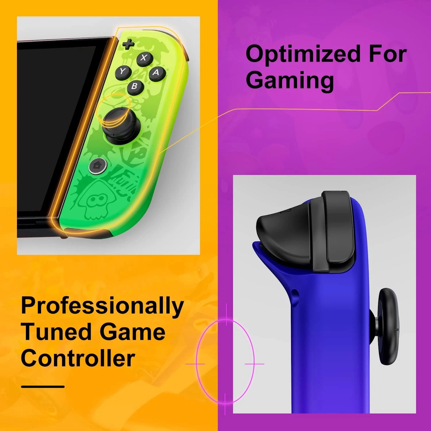 Wireless Gamepad Left & Right Game Controller For Nintendo Switch Joy-Con1-Pair