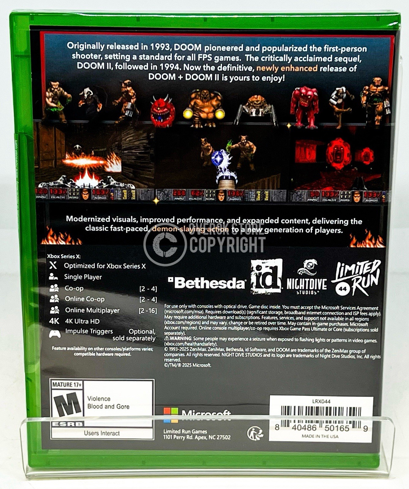 Doom + Doom II – Xbox One | Xbox Series X – Brand New | Factory Sealed
