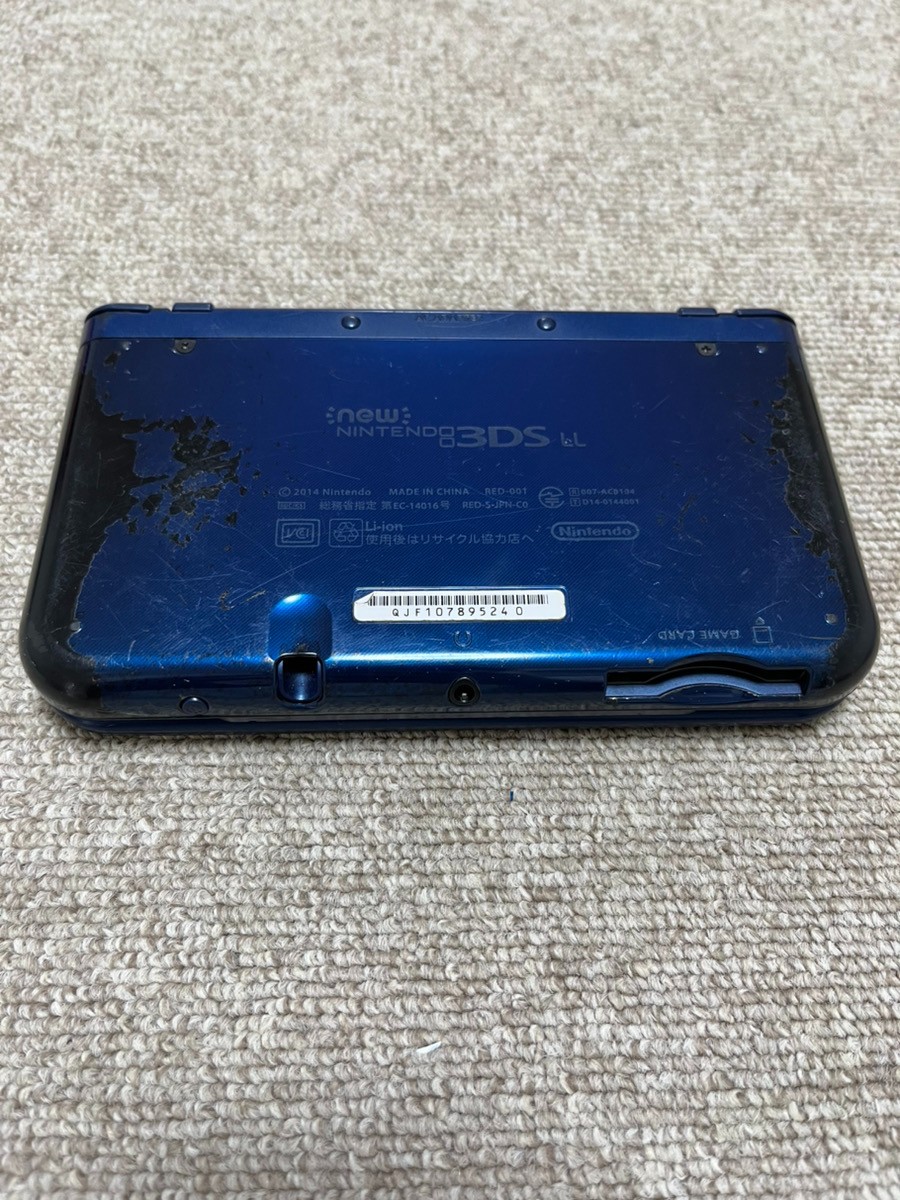 New 3DS LL XL Metalic blue Japan Nintendo Console region Japanese B42