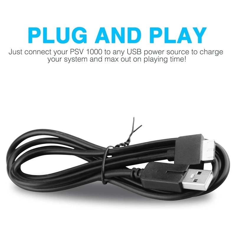 USB Charger Charging Data Sync Transfer Cable For Sony PlayStation PS Vita 1000