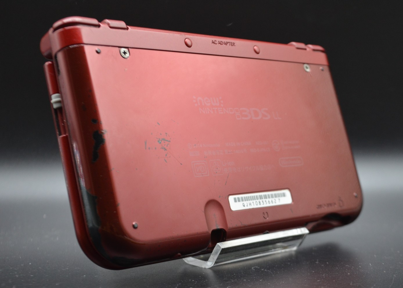 [REGION FREE] NEW Nintendo 3ds ll xl Console Metallic Red Tested game 011