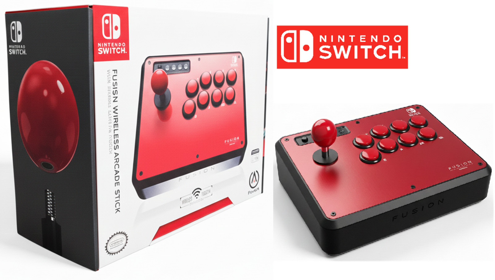 New PowerA Fusion Wireless Arcade Stick for Nintendo Switch – Bluetooth – SEALED