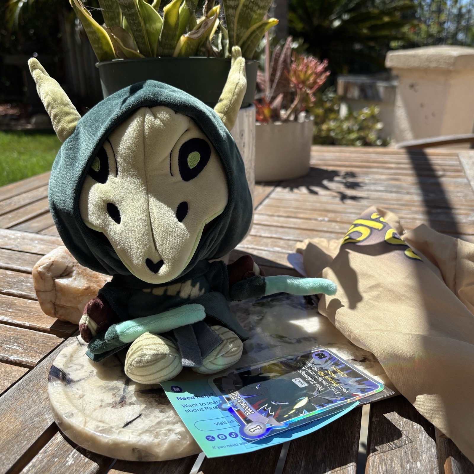 Makeship Slay the Spire The Silent Plush Doll w/ Drawstring Bag