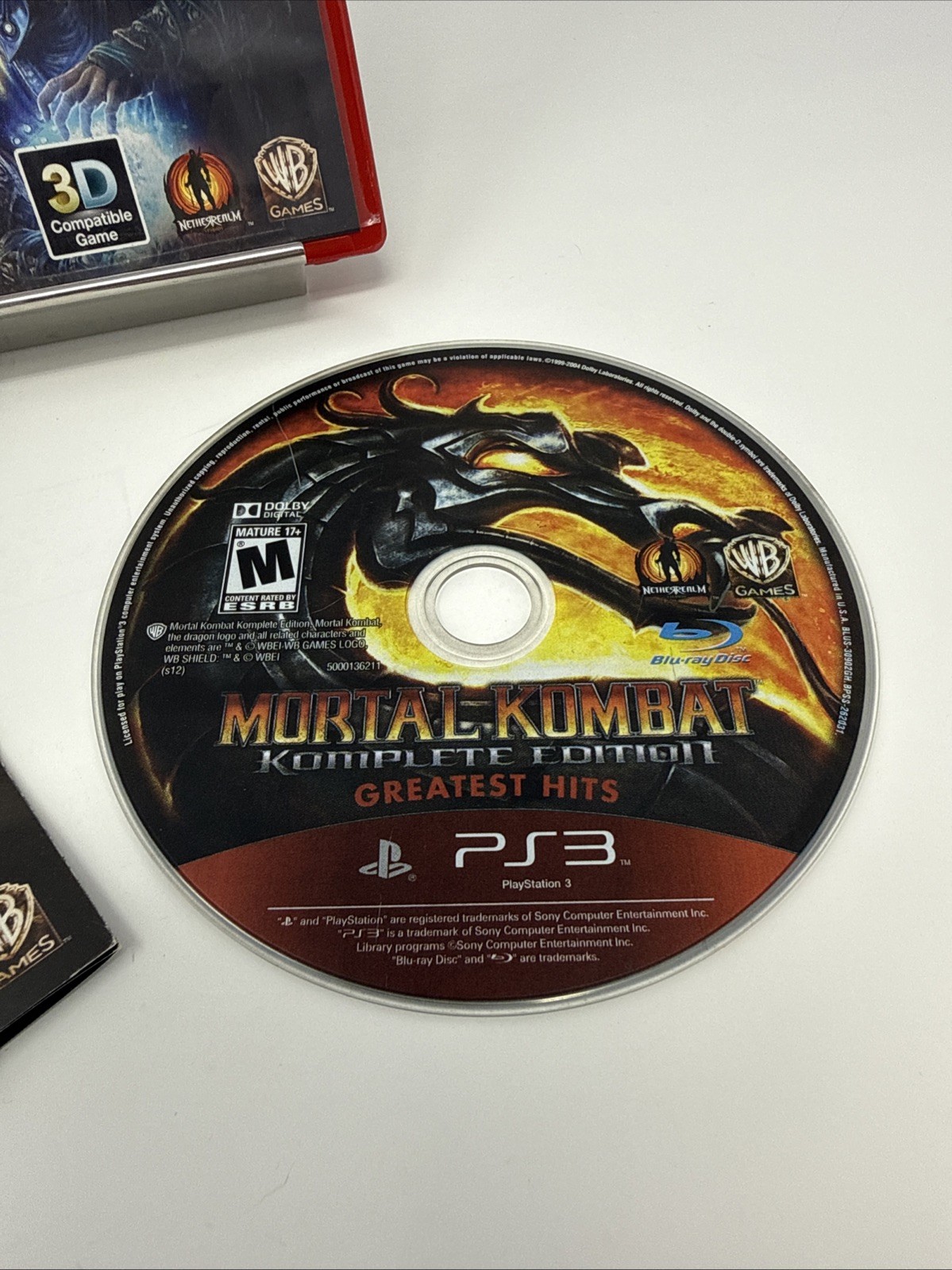 Mortal Kombat — Komplete Edition (Sony PlayStation 3, 2012) Tested