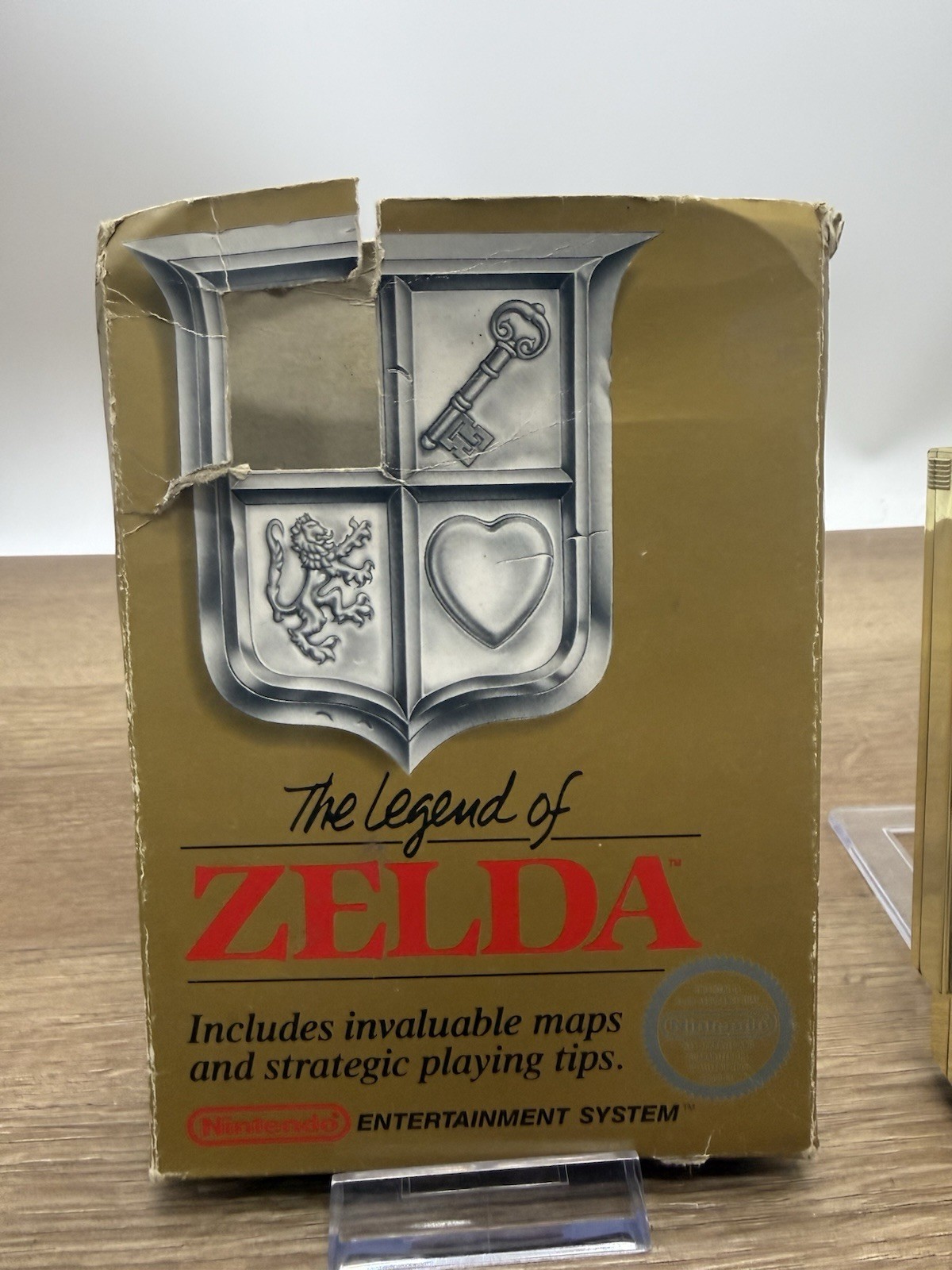 The Legend of Zelda Nes Cartridge w/Box + Manual Original Nintendo 5-Screw