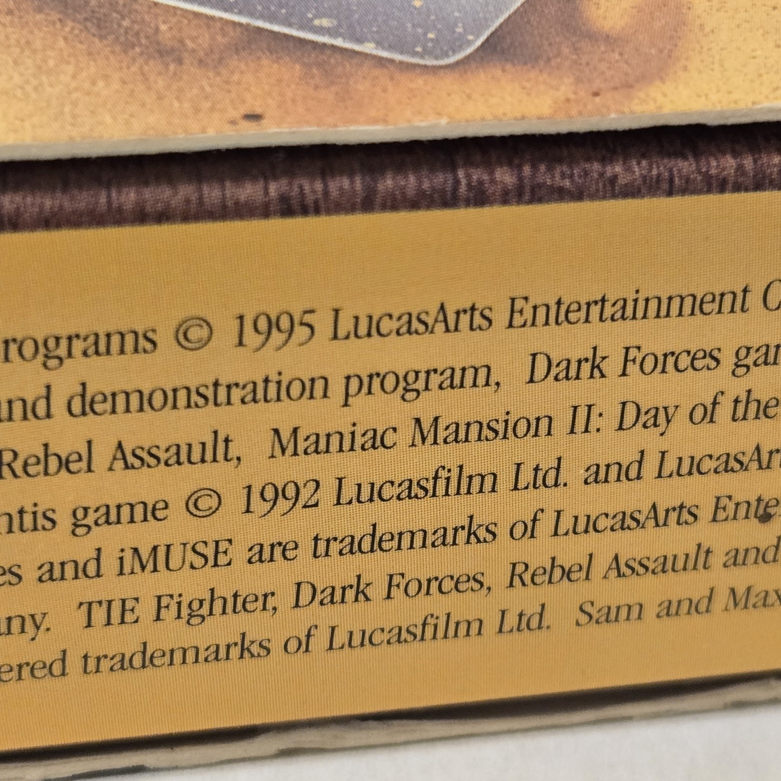 LucasArts Archives Vol 1 PC CD-ROM Games, 5/6 CDs **Missing Indiana Jones**