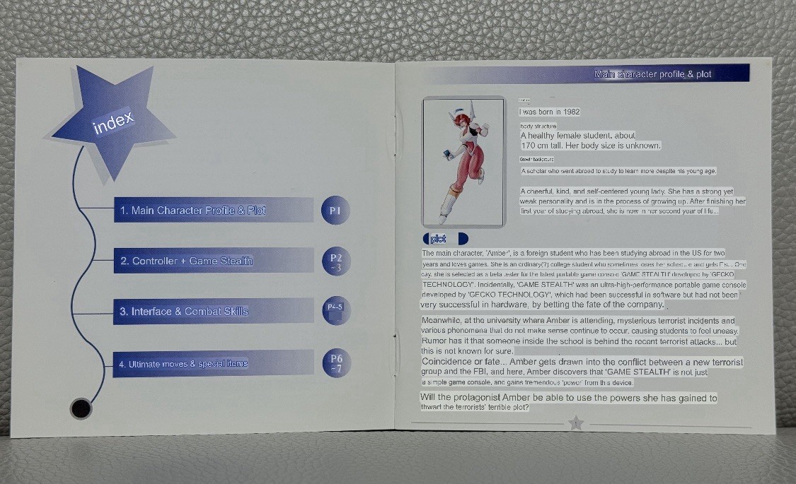 Manic Game Girl Sony PS1 Korean Made Korea Exclusive Super Rare Game