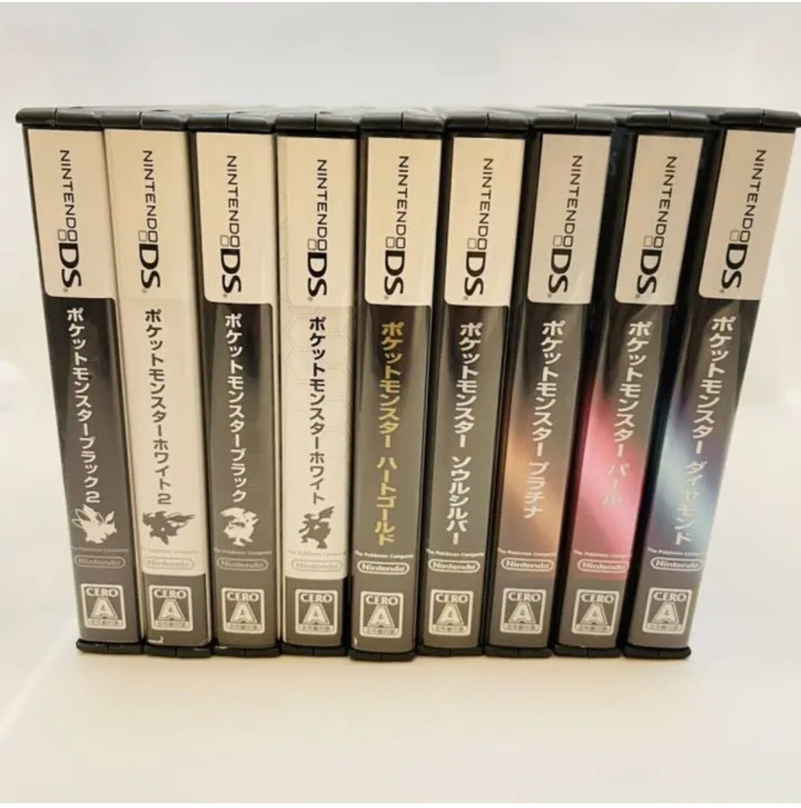 Pokemon Black 1 2 White 1 2 Gold Silver Platinum Diamond Pearl Nintendo DS Japan