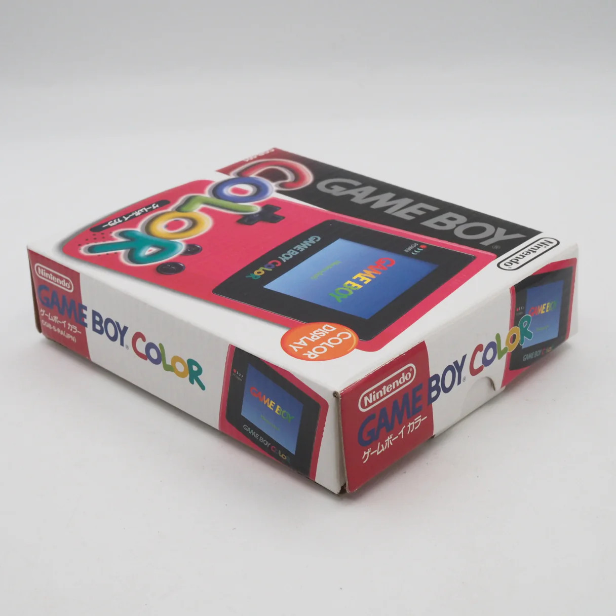 Nintendo GAME BOY COLOR Red CGB-001 Handheld System Boxed Tested Serial Match GB