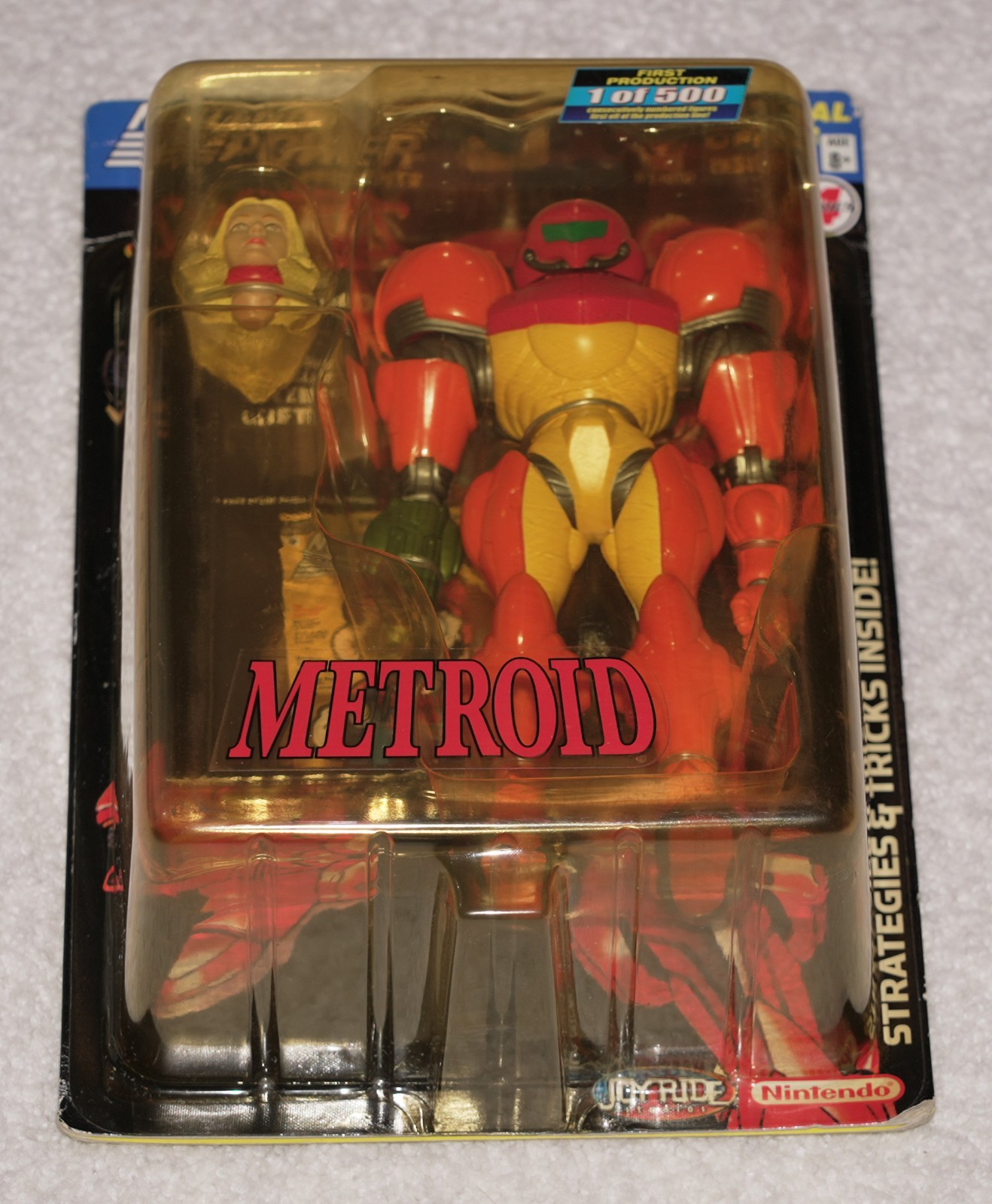 1 of 500 Joyride Studios Samus Aran, Nintendo Power, Brand New Factory Sealed!