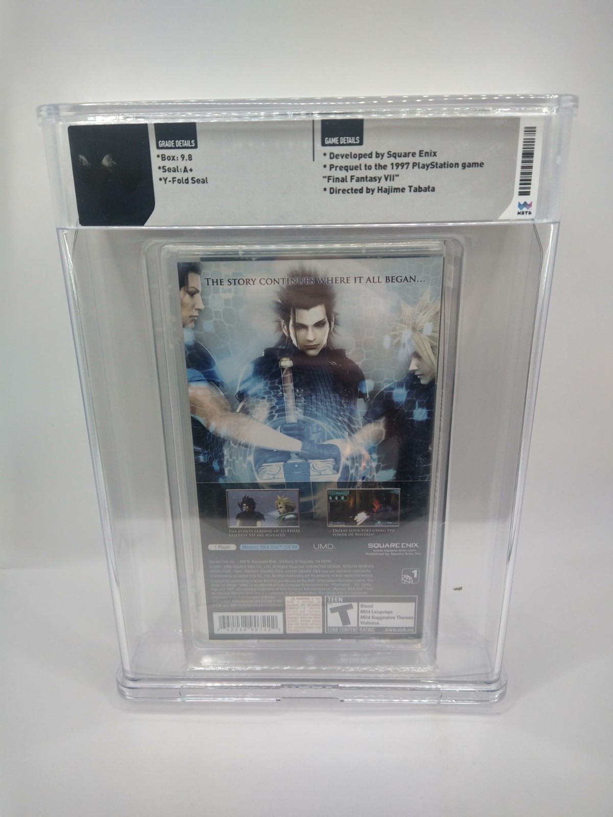 Final Fantasy Crisis Core (Non-Foil) PlayStation (PSP) (WATA 9.8 A+) [Brand New]