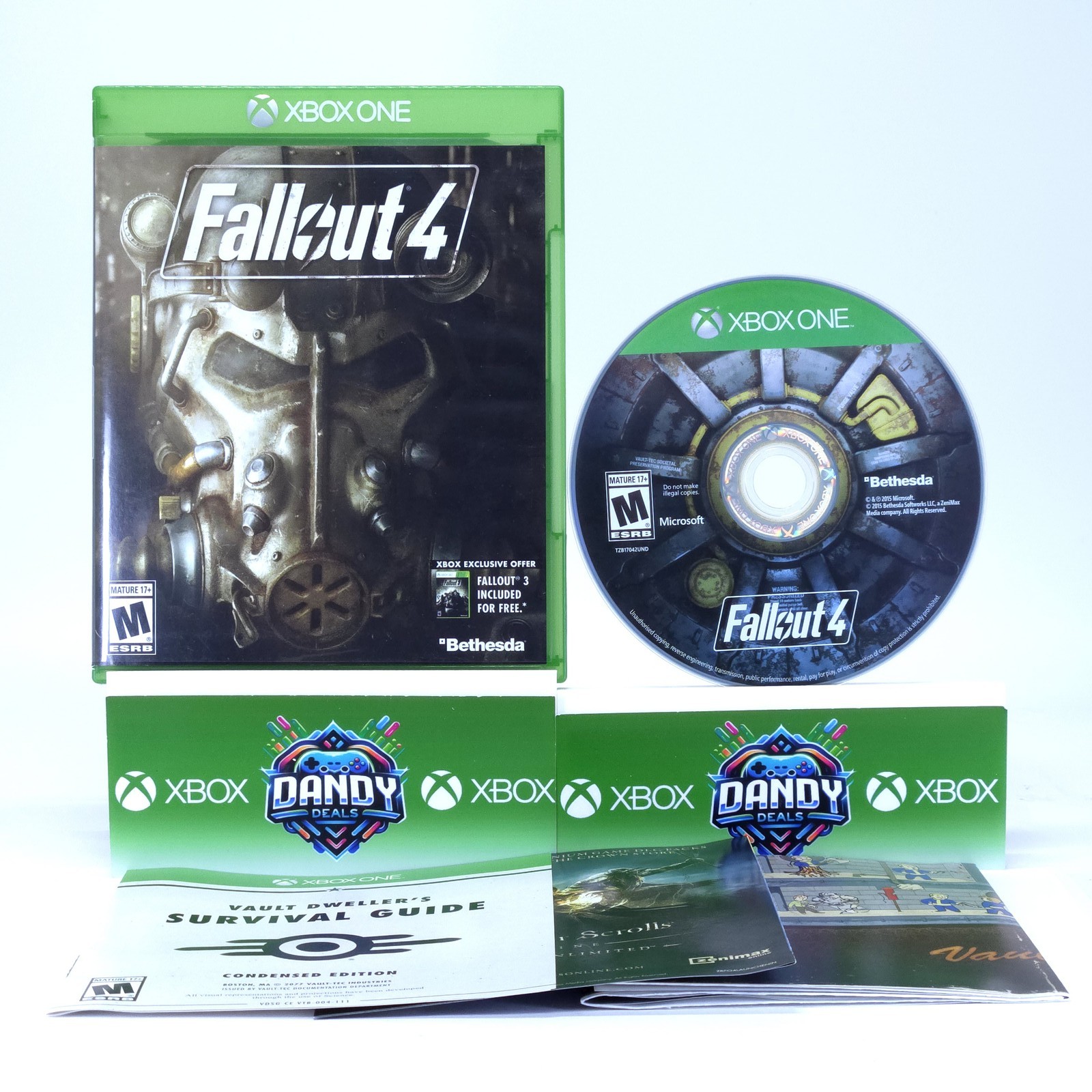 Fallout 4 CIB W/ Poster + Manual – Xbox One