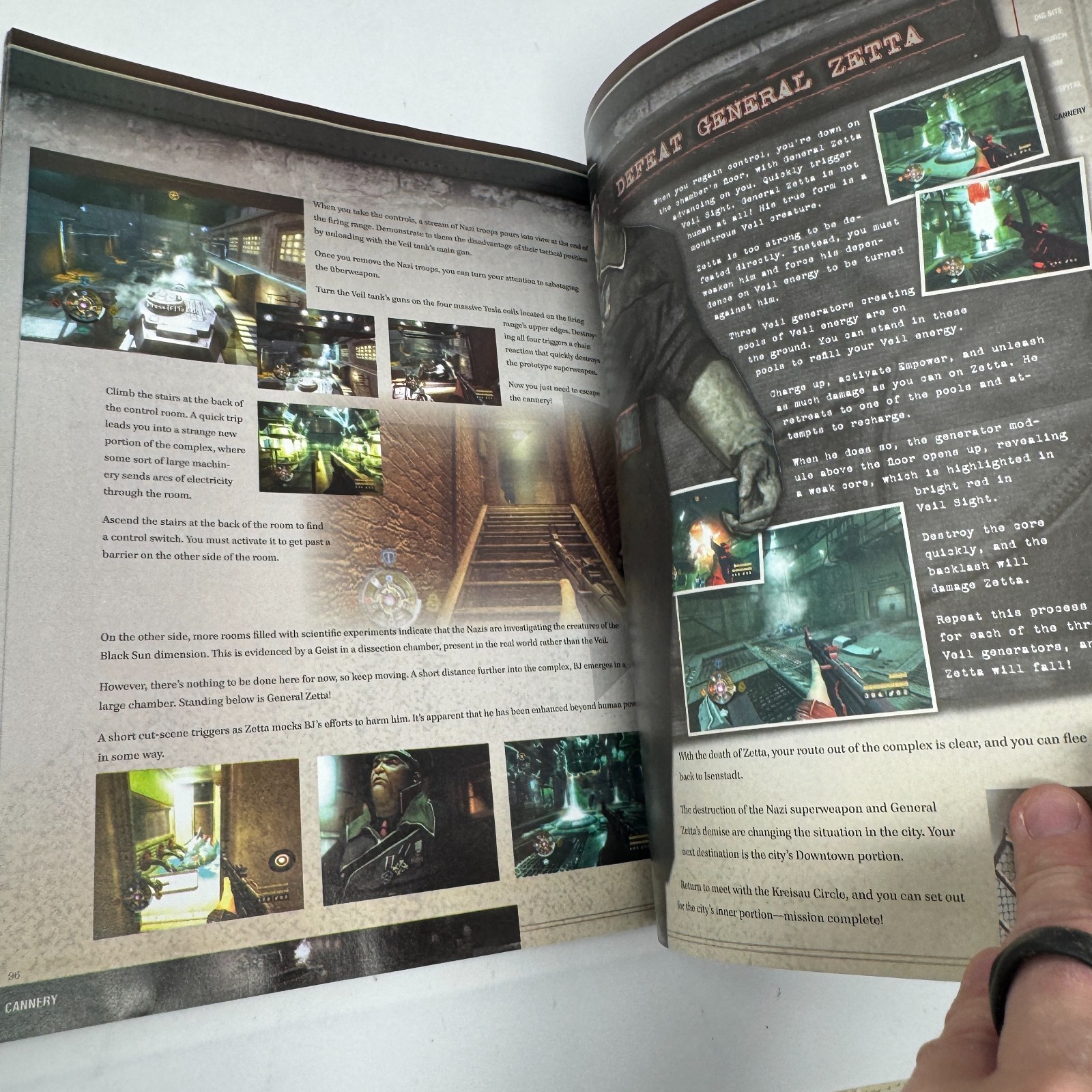 Wolfenstein Brady Signature Series Strategy Guide Xbox 360 PS3 2008