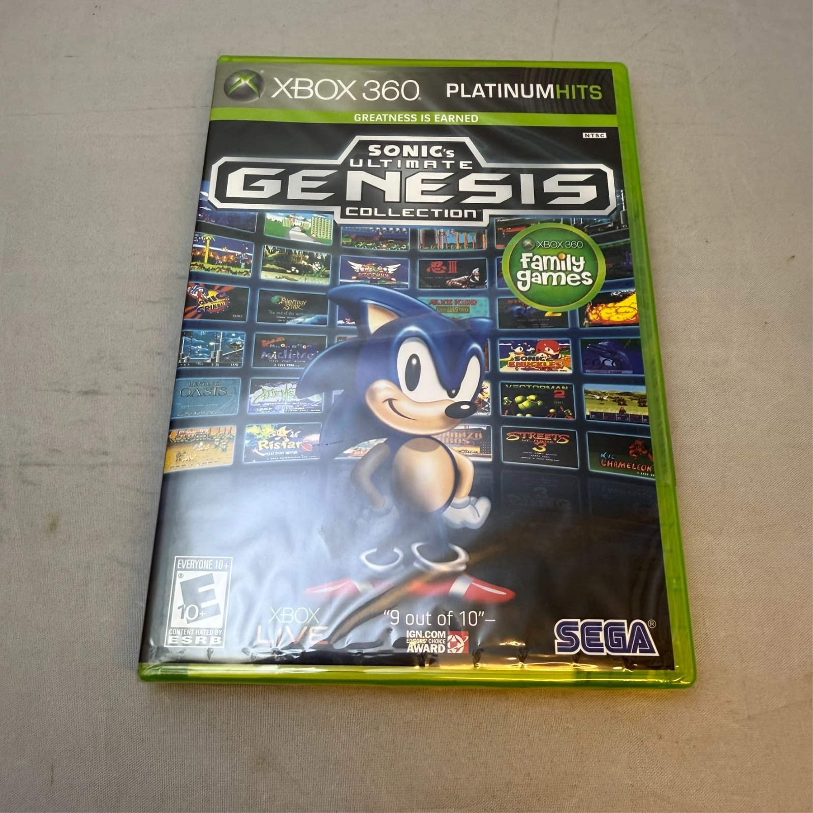 Sonic’s Ultimate Genesis Collection – Platinum Hits (Xbox 360) BRAND NEW!