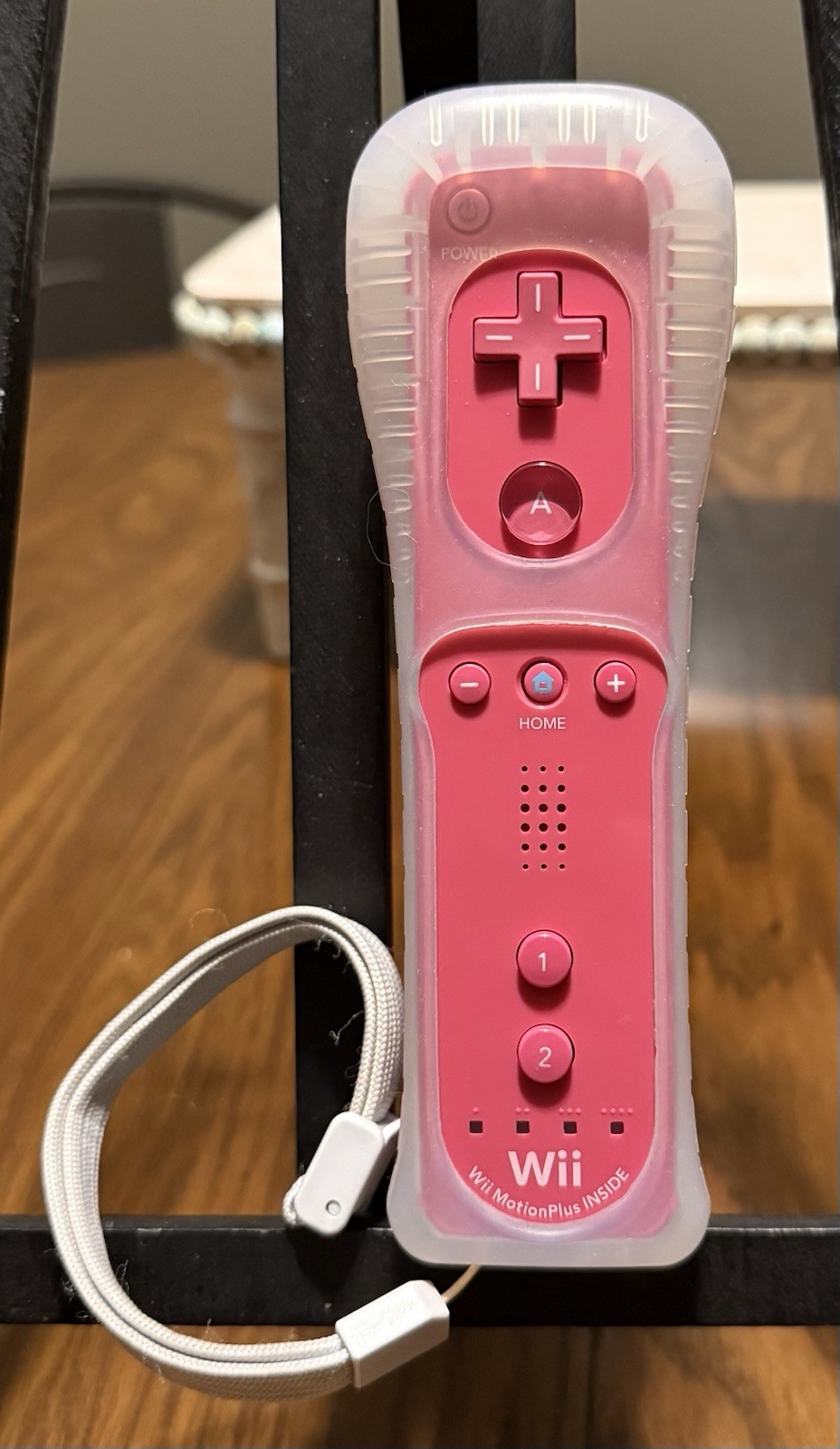 Pink Official OEM Nintendo Wii Remote Controller RVL-036 Motion Plus Tested