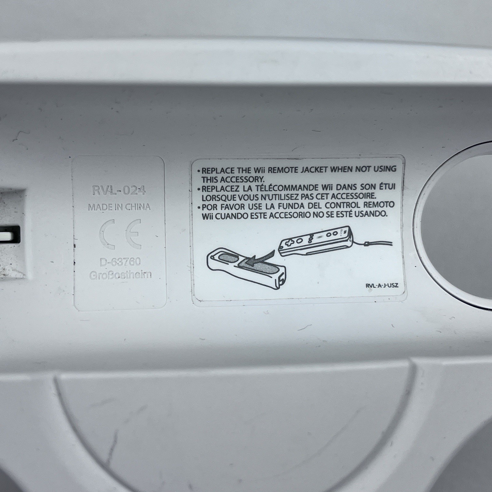 Nintendo Wii Authentic OEM Steering Wheel Remote Lot of 2 Mario Kart Controllers