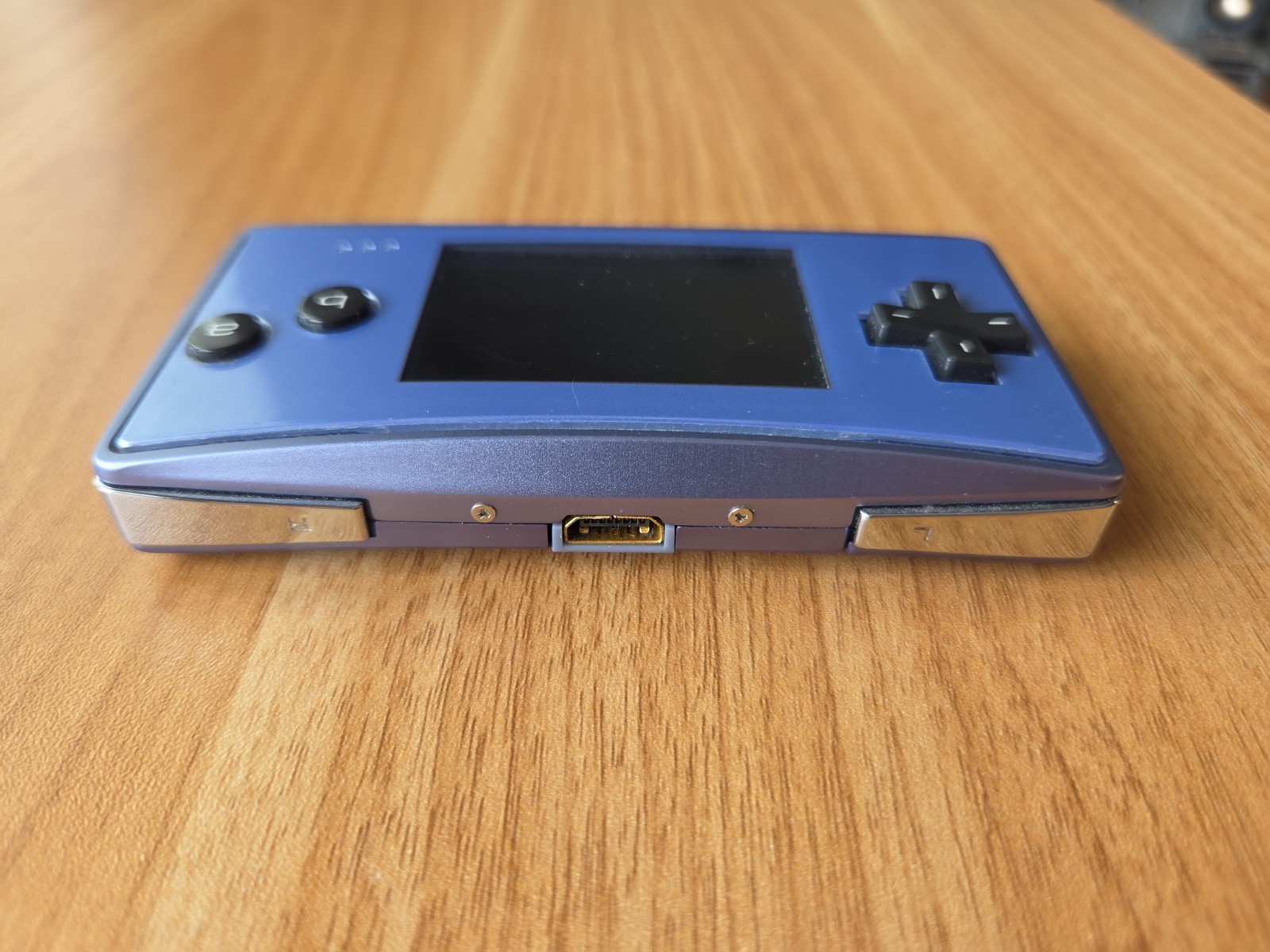 Authentic Blue Nintendo GameBoy Micro Console Great Tested W/ Charger