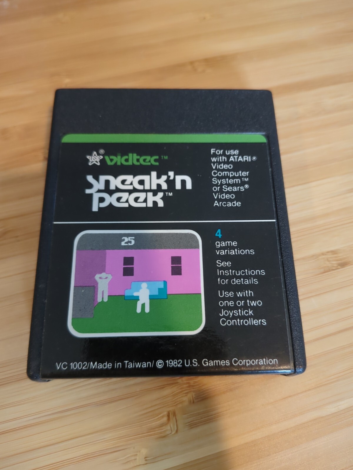Sneak’n Peek (Atari 2600, 1982) By Vidtec sneak | 2600+ 7800+ Retron 77