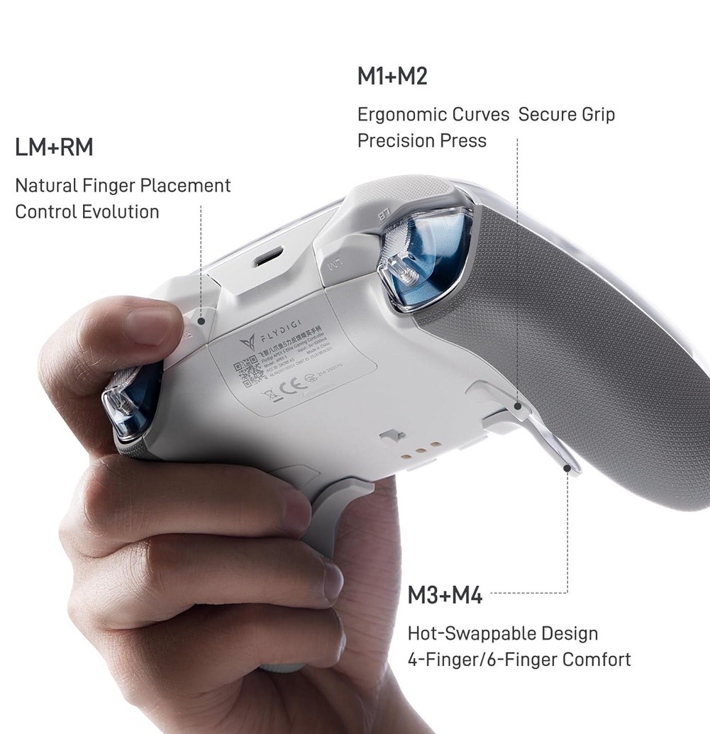 New FLYDIGI Apex 5 PC Controller Wired/Bluetooth/2.4G For PC/NS/Android/TV