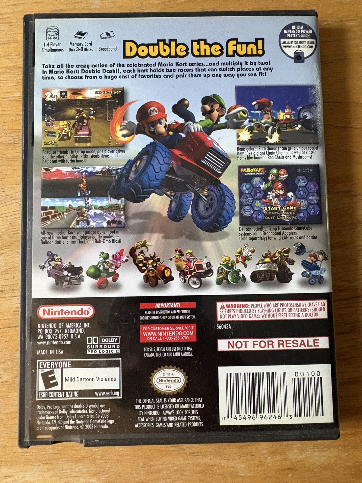 Mario Kart Double Dash (Nintendo Gamecube, 2003)