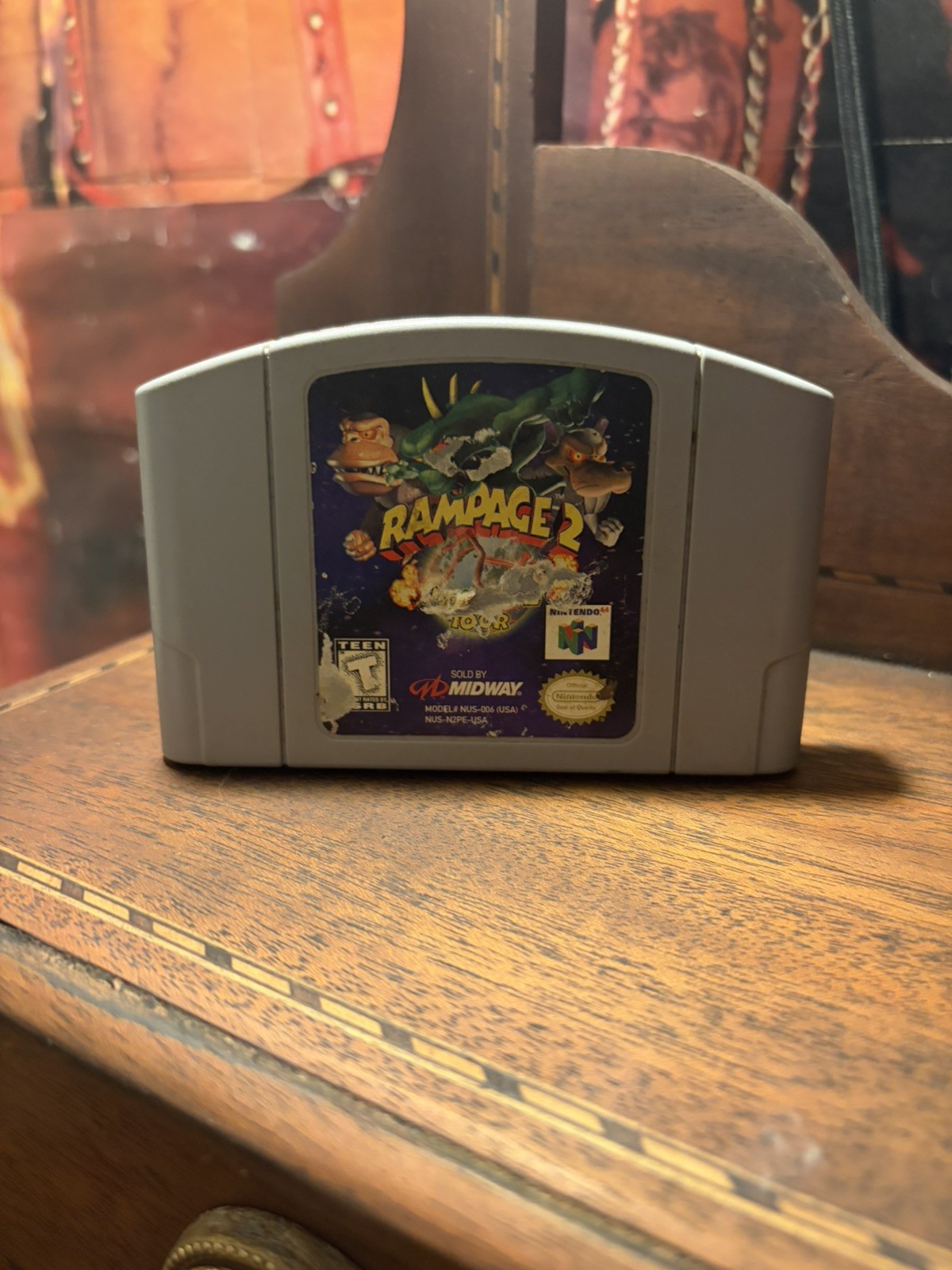 Rampage 2 N64 Cartridge – Universal Tour Retro Action Game for Nintendo 64